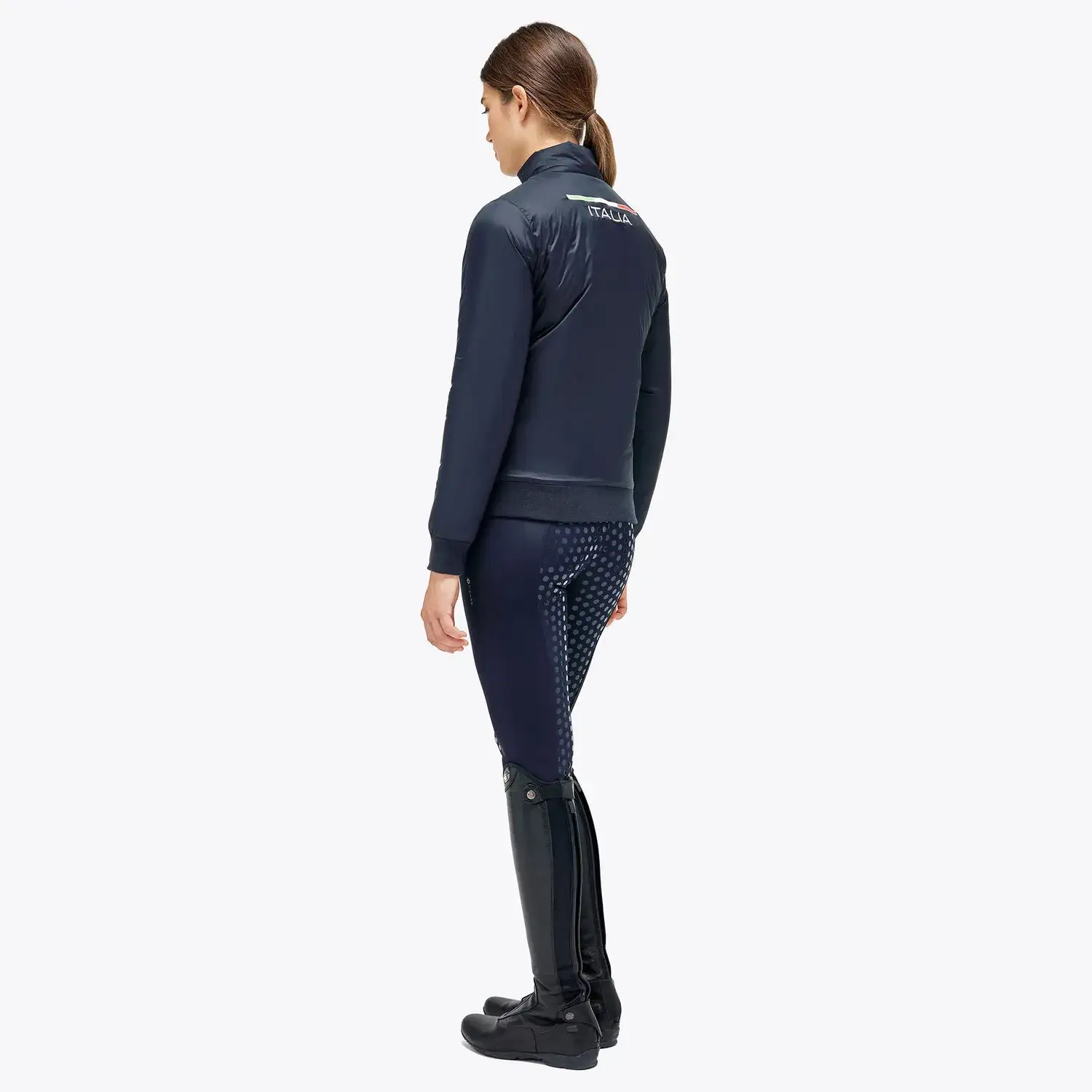 Cavalleria Toscana Women's FISE bomber NAVY-3
