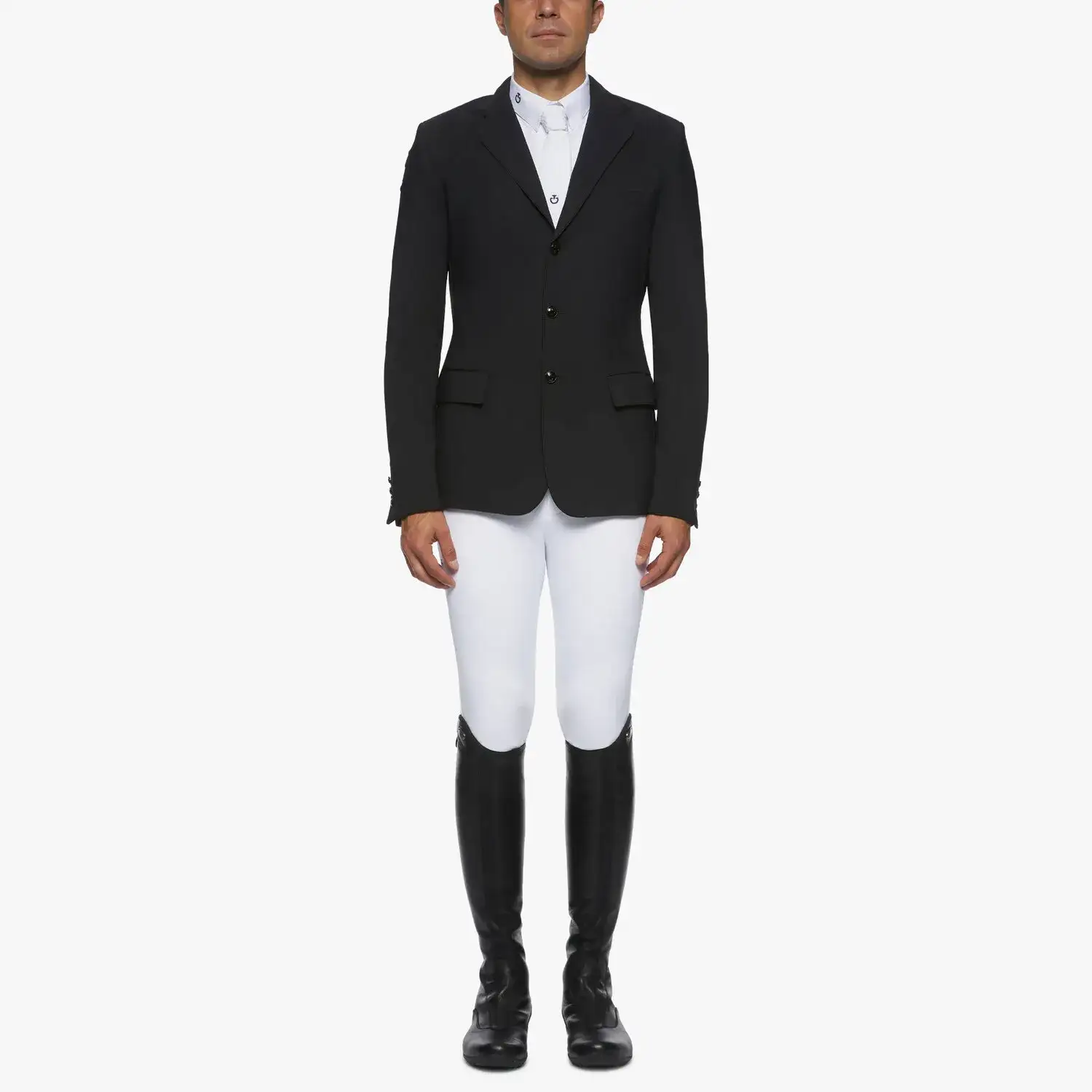 Cavalleria Toscana Men`s competition riding jacket BLACK-1