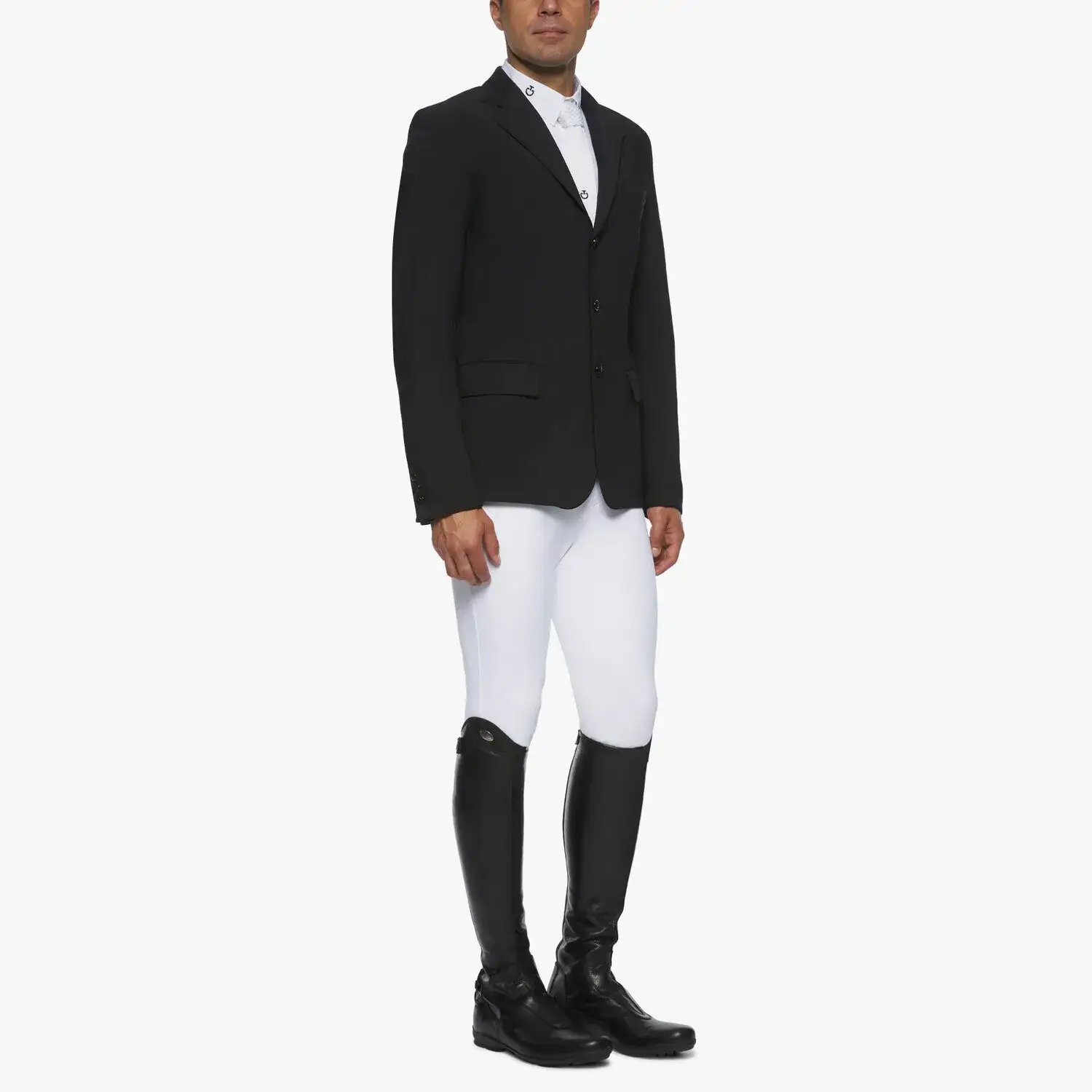 Cavalleria Toscana Men`s competition riding jacket BLACK-2