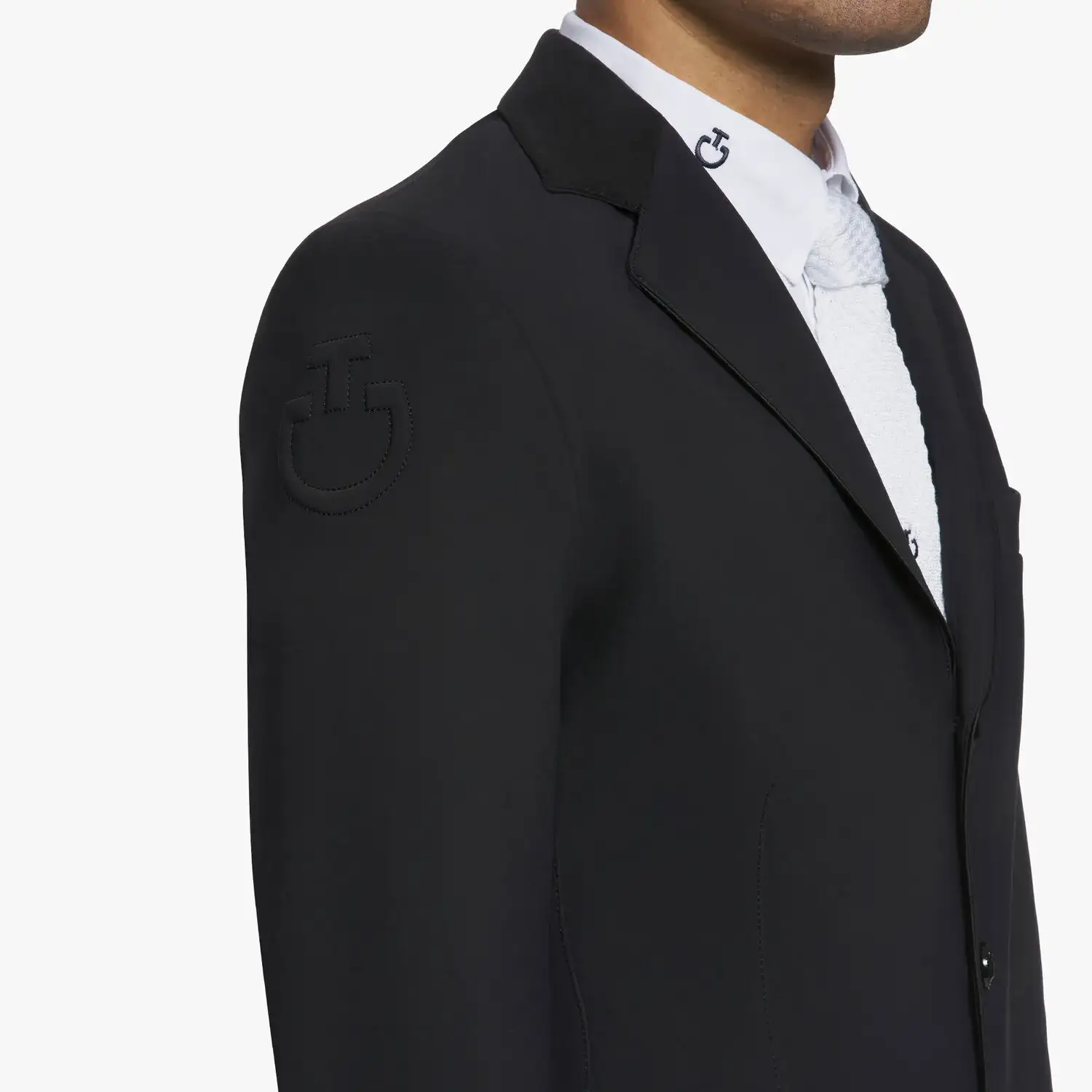 Cavalleria Toscana Men`s competition riding jacket BLACK-4