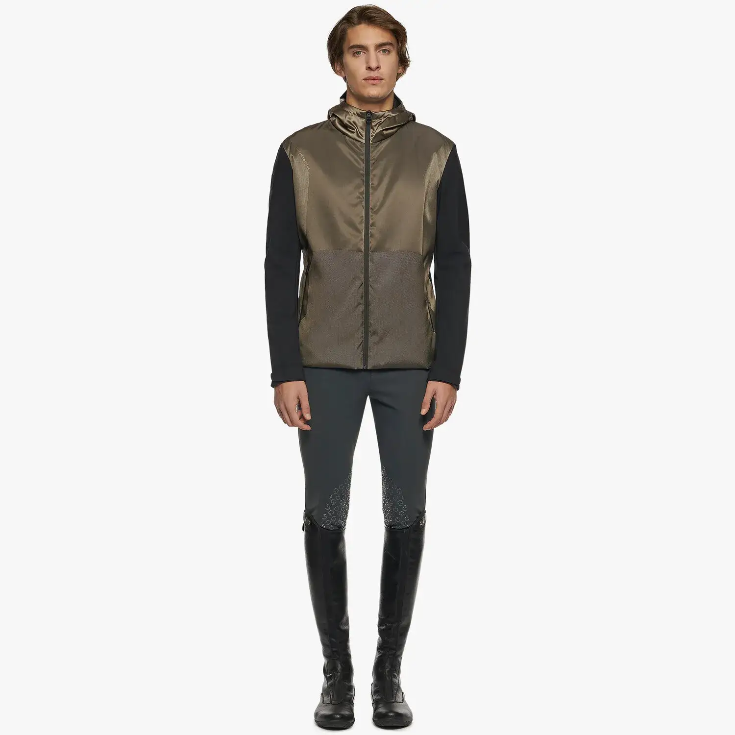 Cavalleria Toscana Man Nylon Jacket BLACK-1