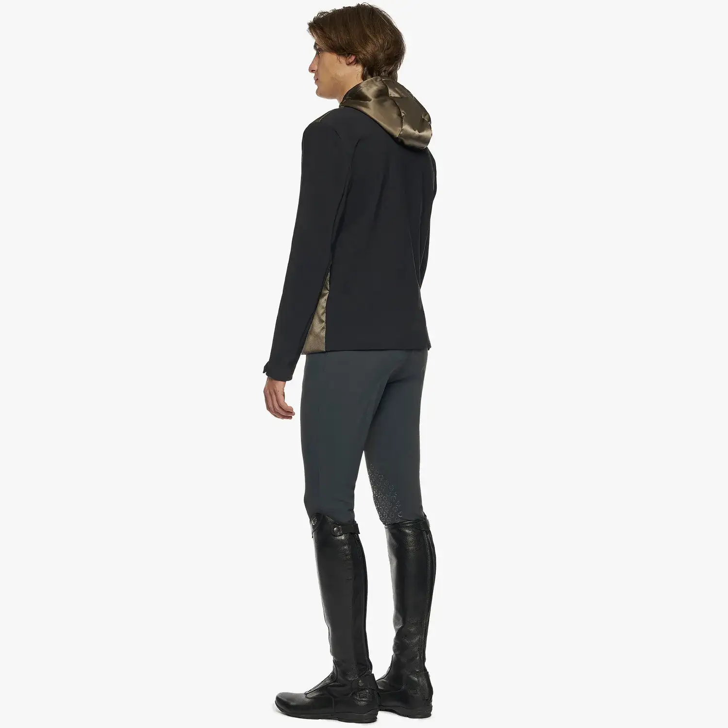 Cavalleria Toscana Man Nylon Jacket BLACK-3