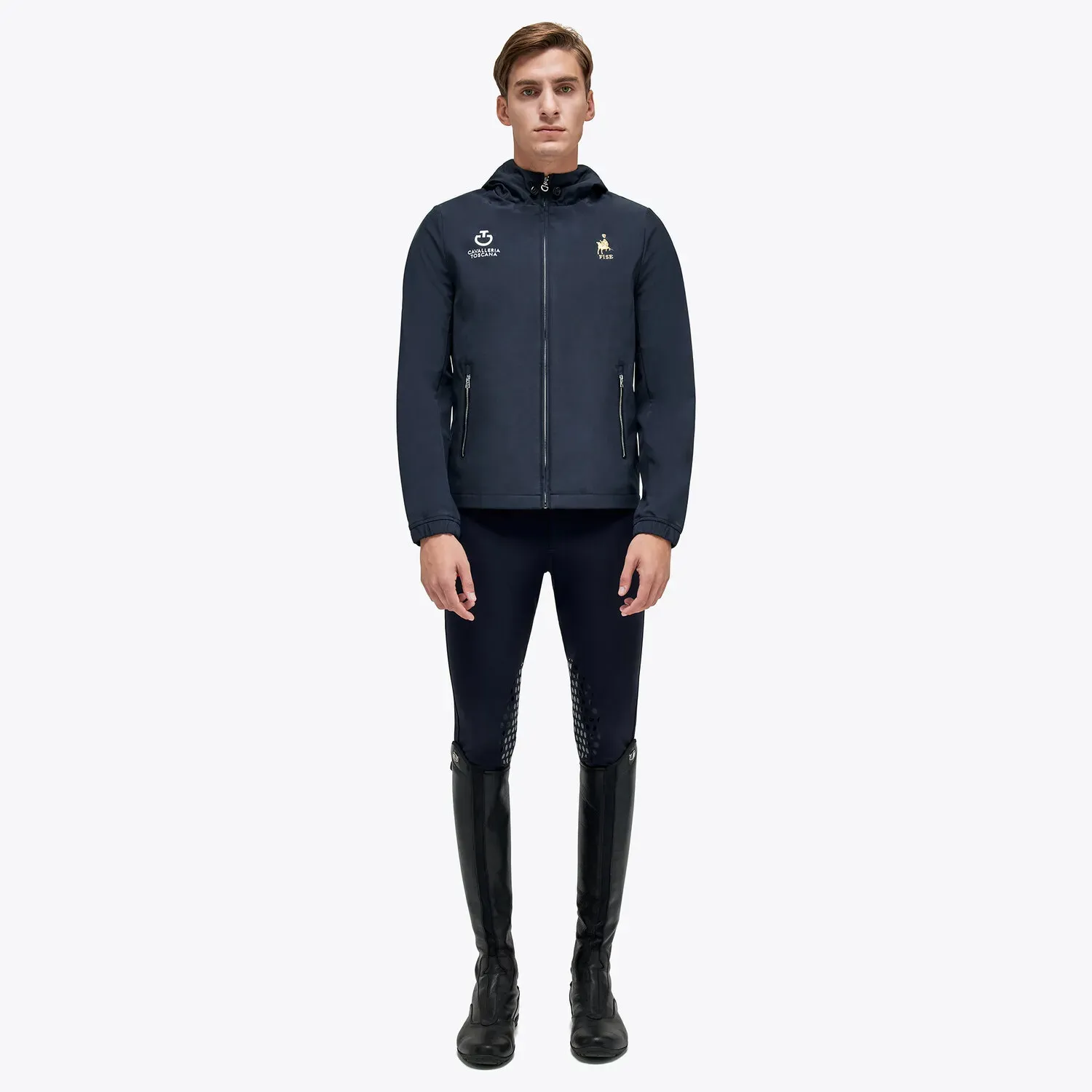 Cavalleria Toscana FISE men's softshell NAVY-1