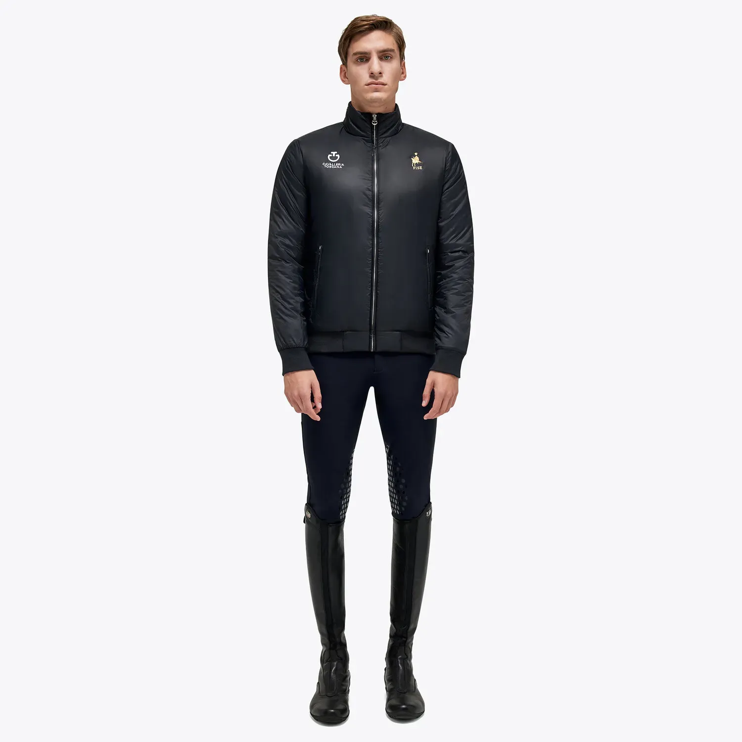Cavalleria Toscana FISE men's bomber NAVY-1