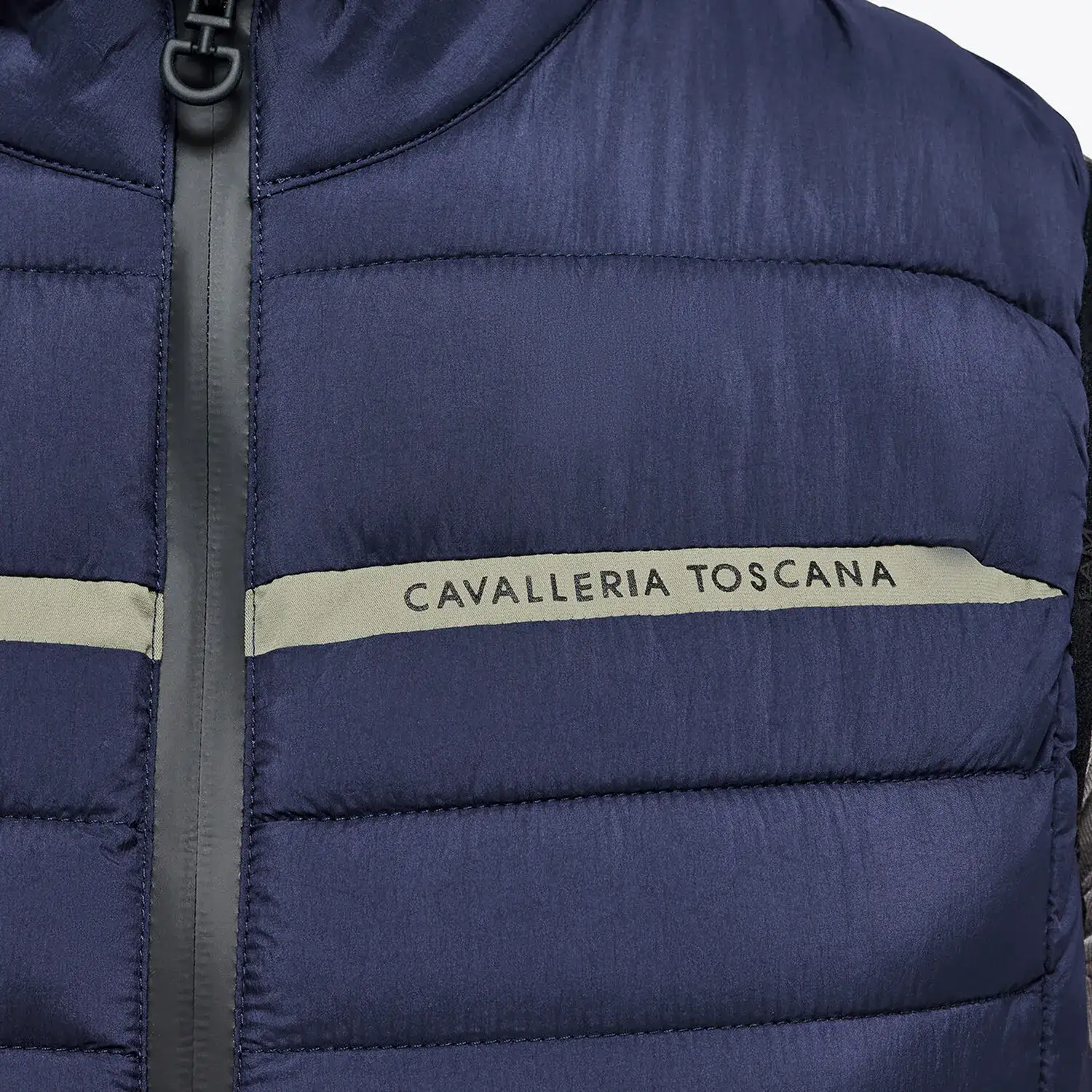 Cavalleria Toscana Women’s quilted nylon waistcoat SMOKEY BLUE-4