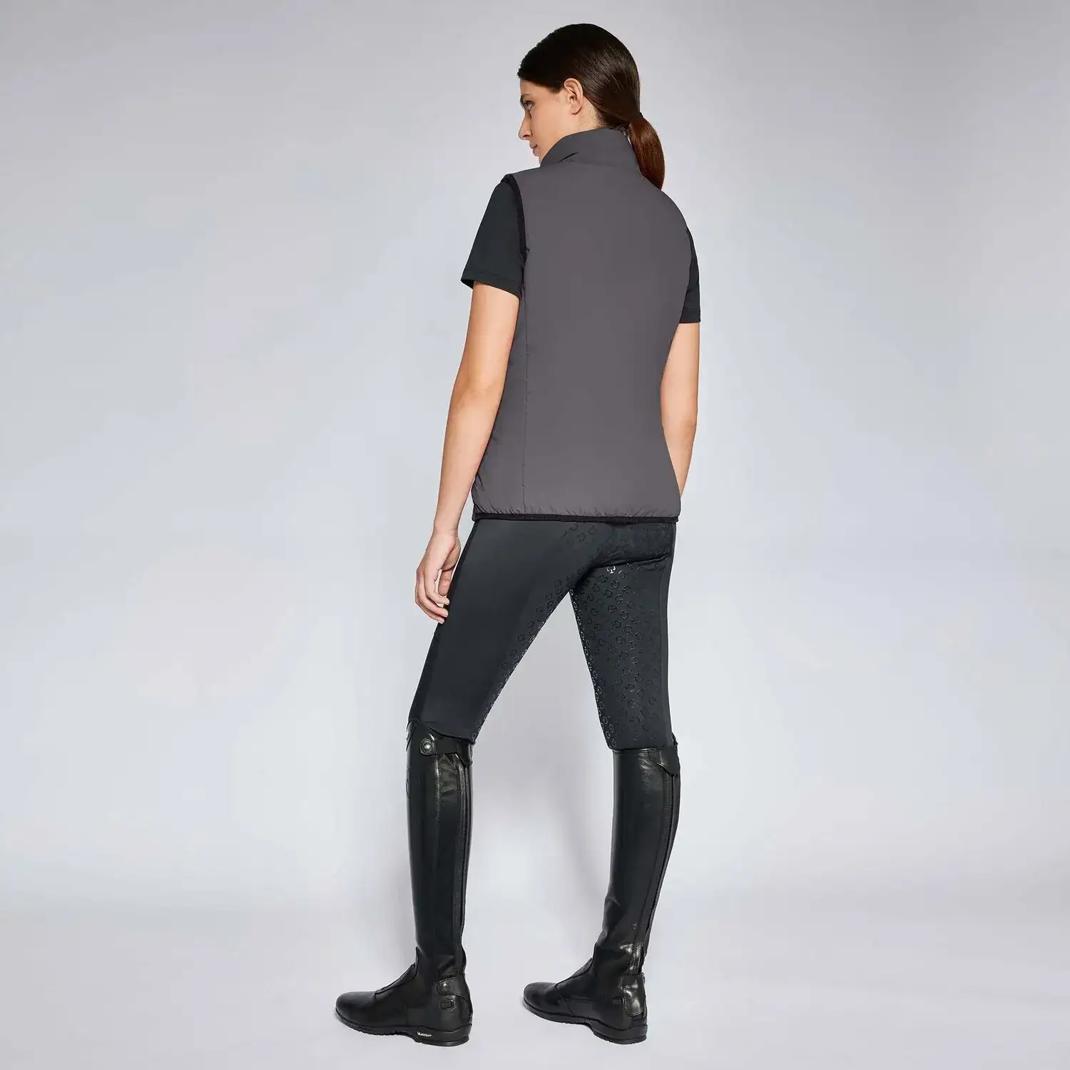 Cavalleria Toscana Women's lightweight vest ANTHRACITE GREY-2