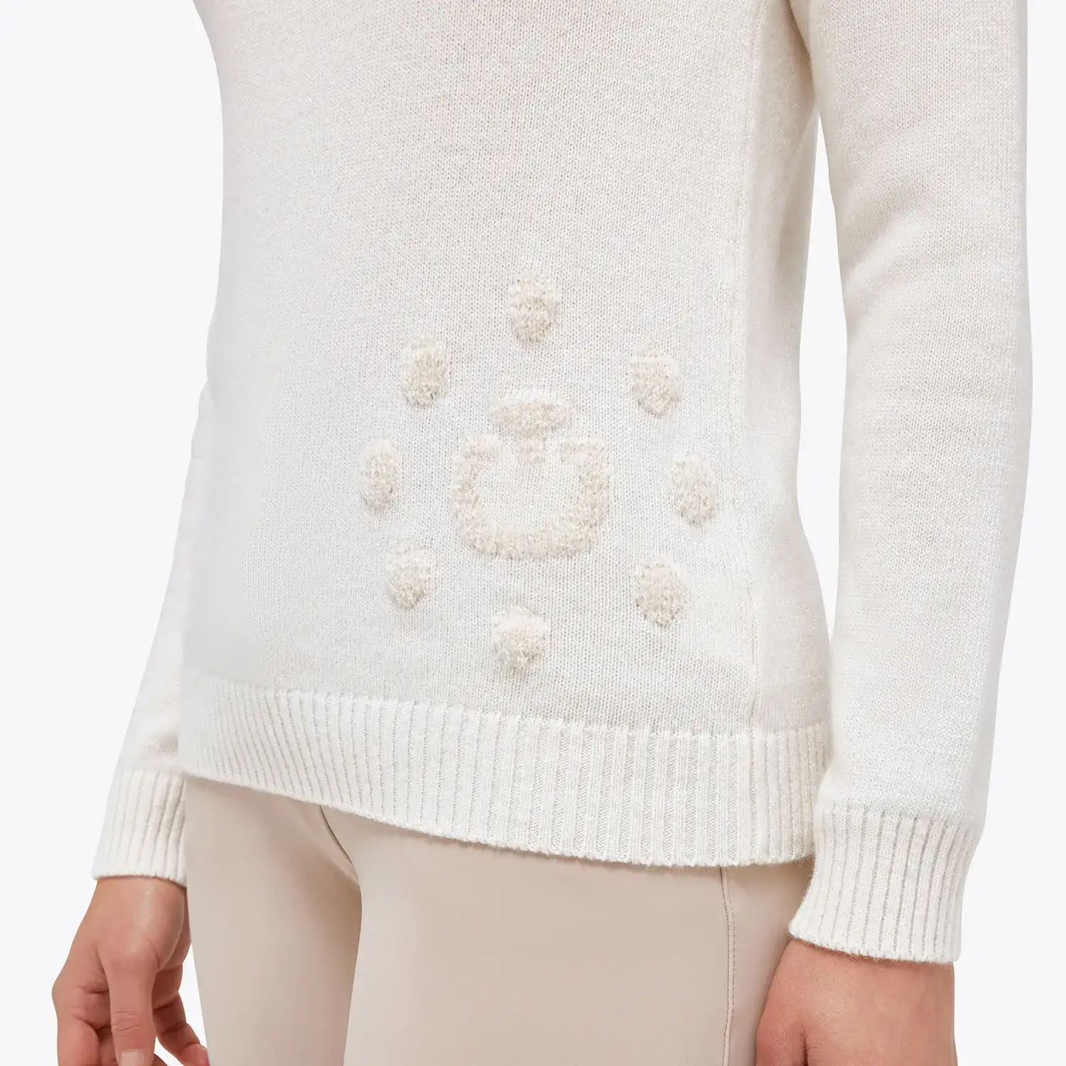 Cavalleria Toscana Men's turtleneck sweater with zip Off-White-3