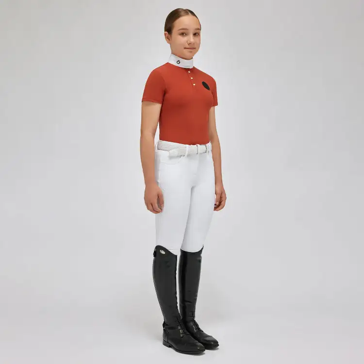 Girl's competition polo shirt