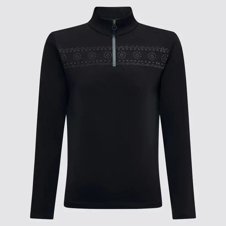 Cavalleria Toscana Unisex training polo BLACK-1