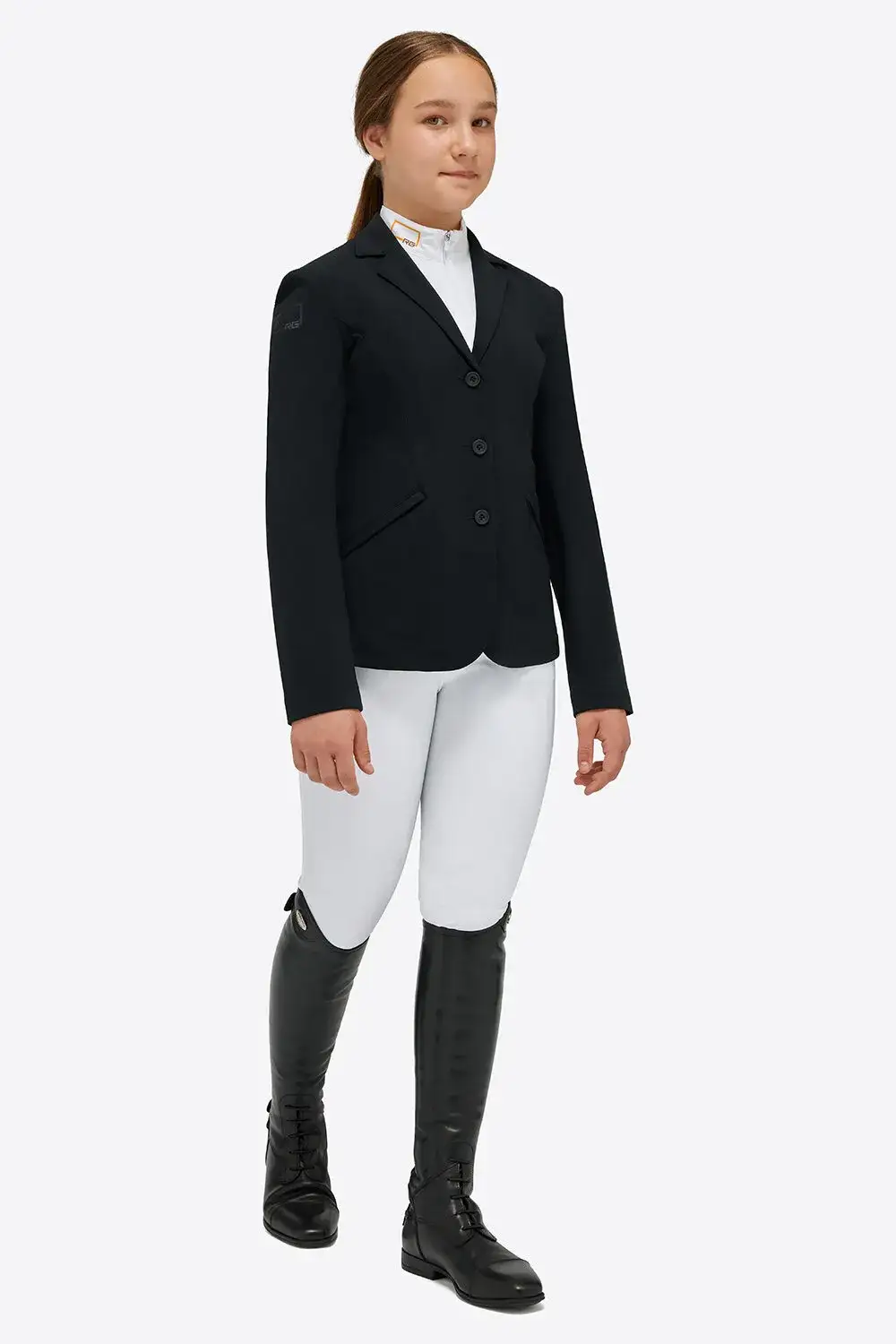 Rider's Gene Rider's Gene girl competition jacket BLACK-1
