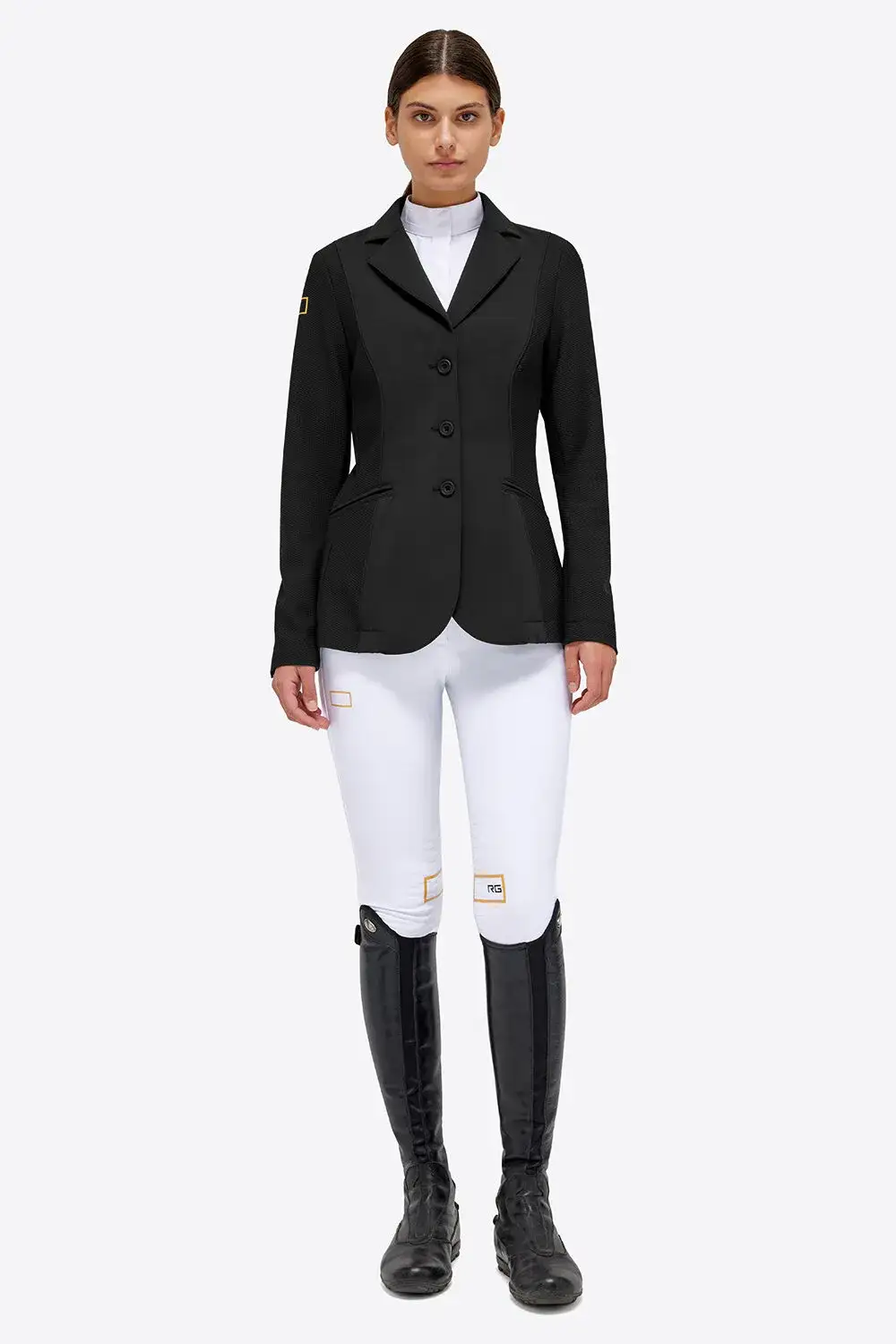 Rider's Gene Rider's Gene women's competition jacket with buttons BLACK/MUSTAD-1