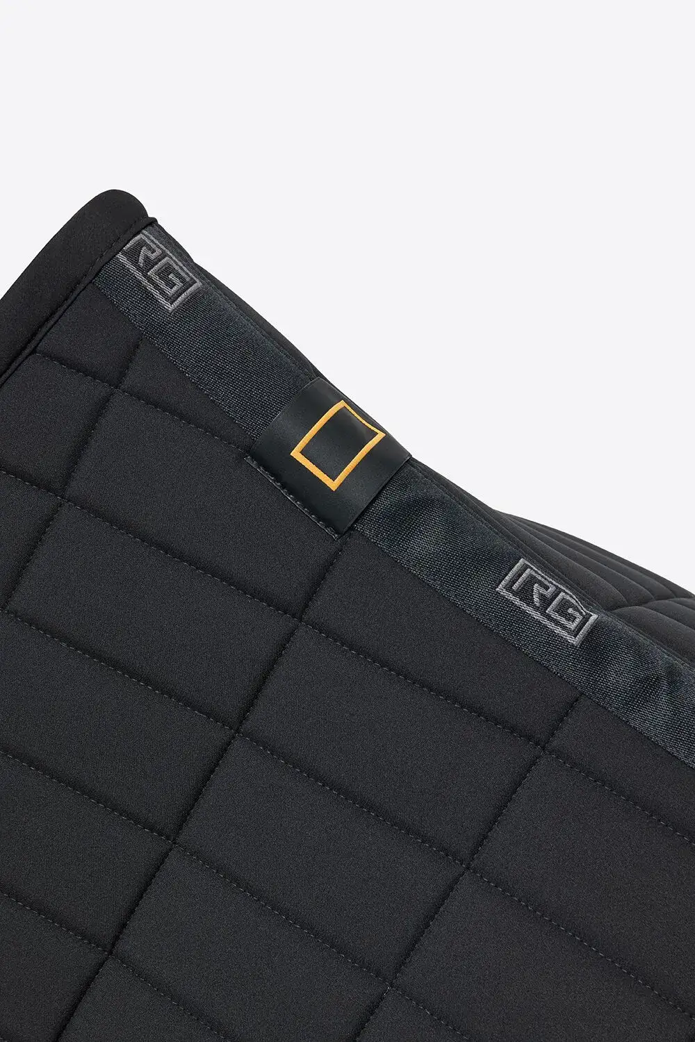 Rider's Gene RG Rectangular Quilt Jumping Saddle Pad BLACK-3
