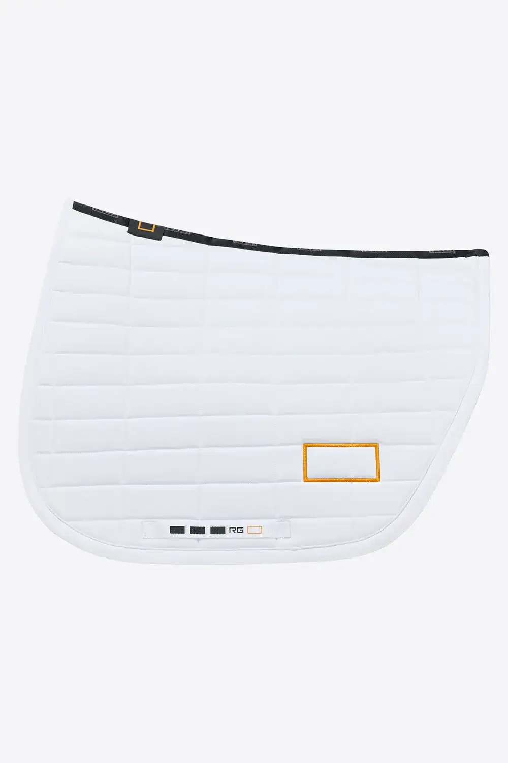 Rider's Gene RG Rectangular Quilt Dressage Saddle Pad WHITE-1