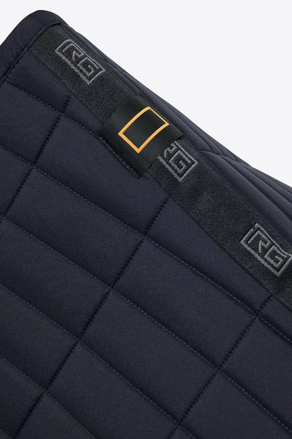 Rider's Gene RG Rectangular Quilt Dressage Saddle Pad NAVY-4
