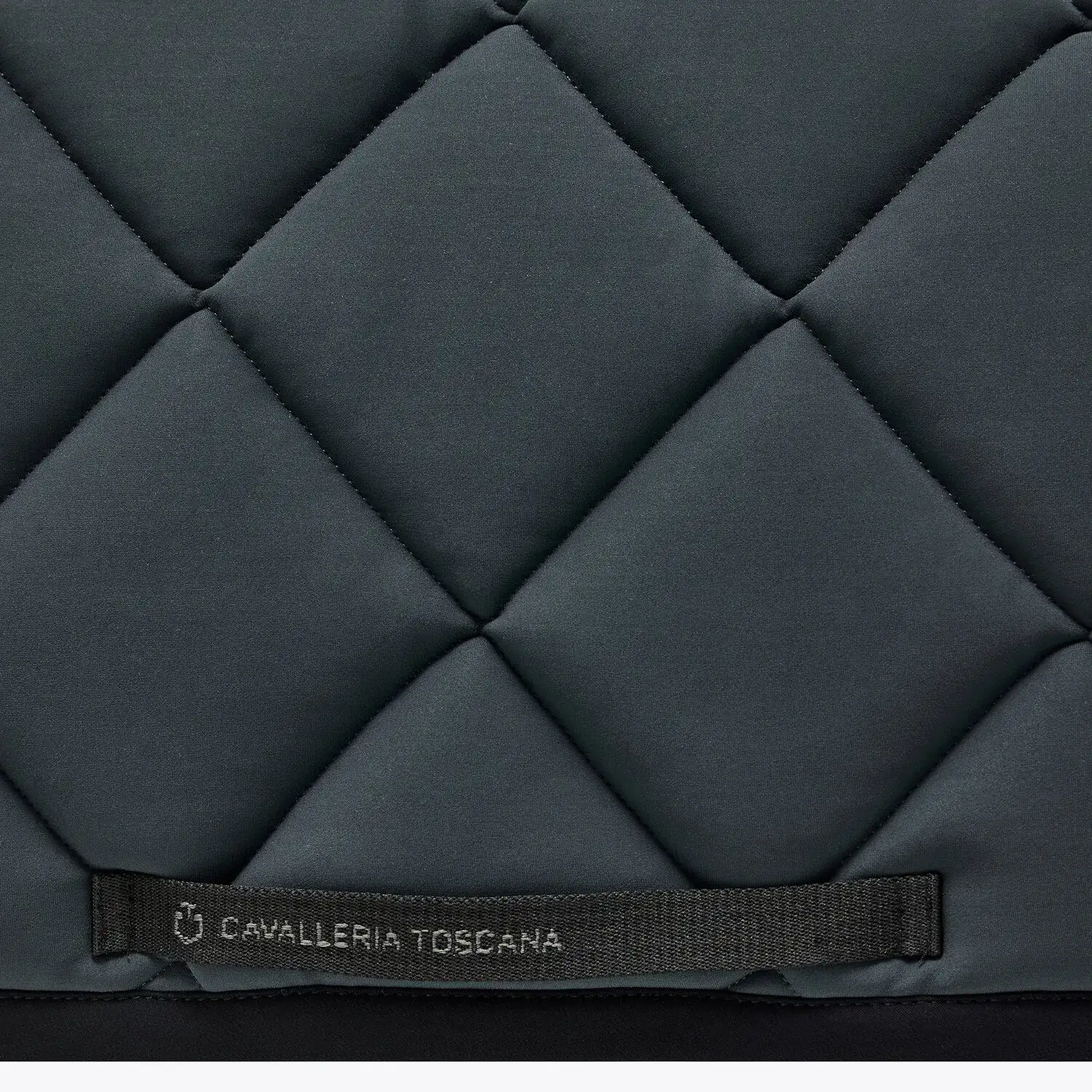 Cavalleria Toscana Sottosella da dressage con trapuntatura a rombi. DARK GREY/BLACK-3