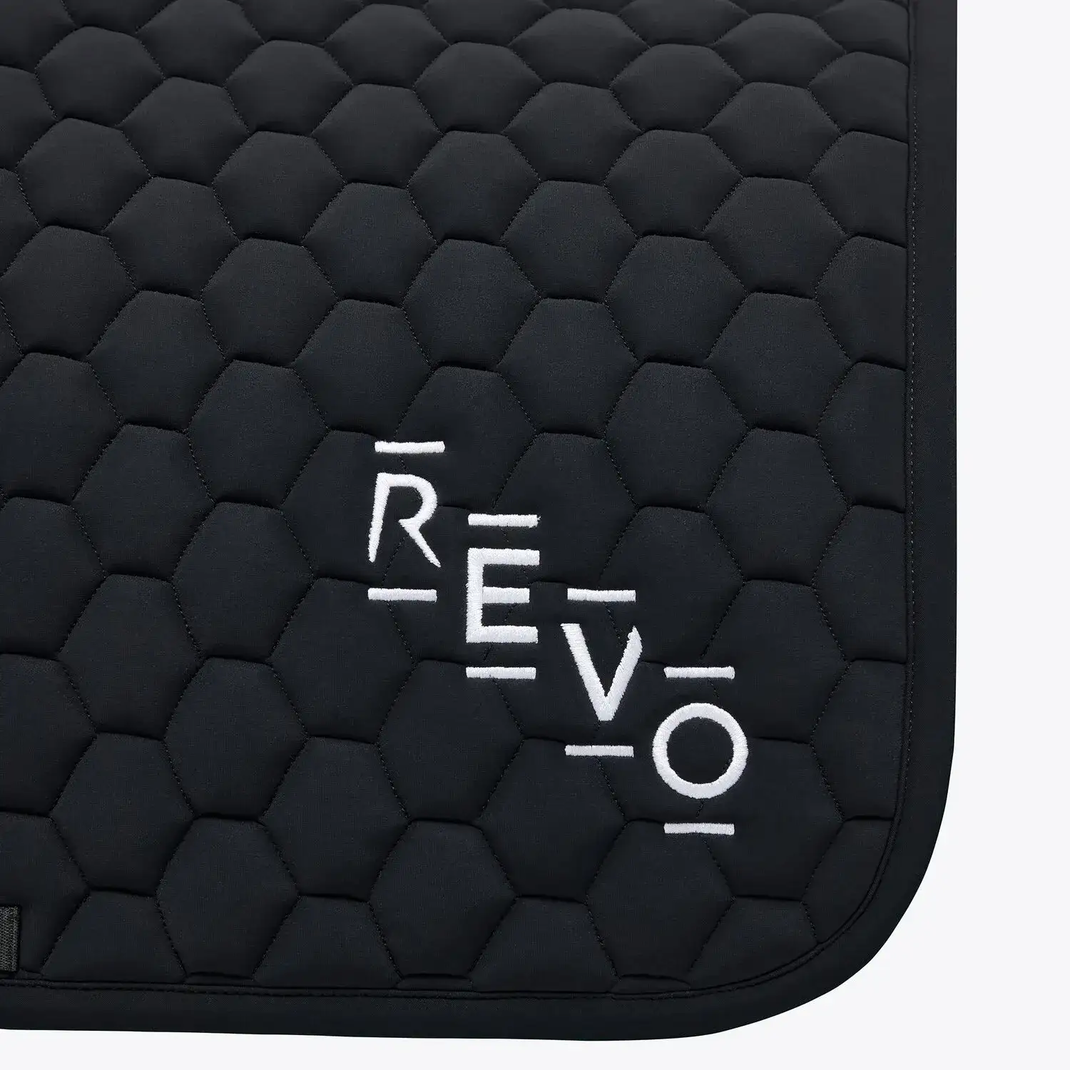 Cavalleria Toscana Quilted cotton jumping saddle pad BLACK-2