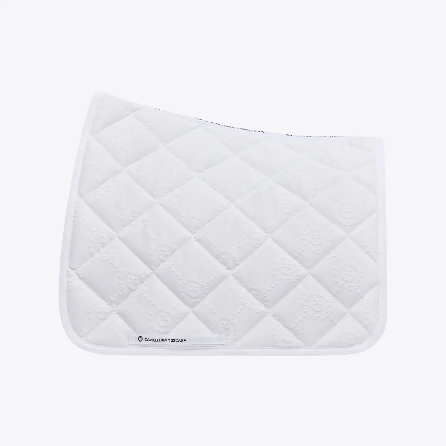 Cavalleria Toscana Dressage Horse Saddle pad WHITE-1