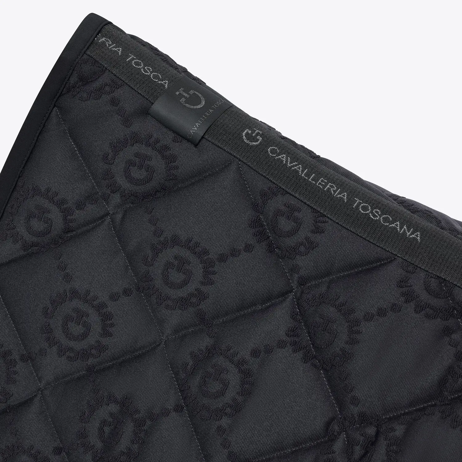 Cavalleria Toscana Dressage Horse Saddle pad BLACK-2