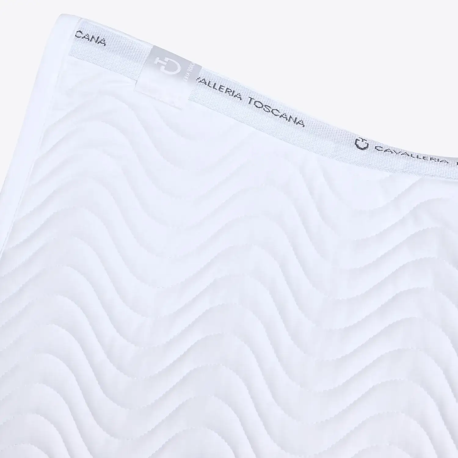 Cavalleria Toscana Dressage horse saddle pad WHITE-2