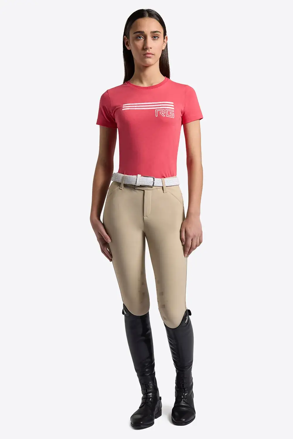 Rider's Gene Rider's Gene girl t-shirt FUSCIA-1