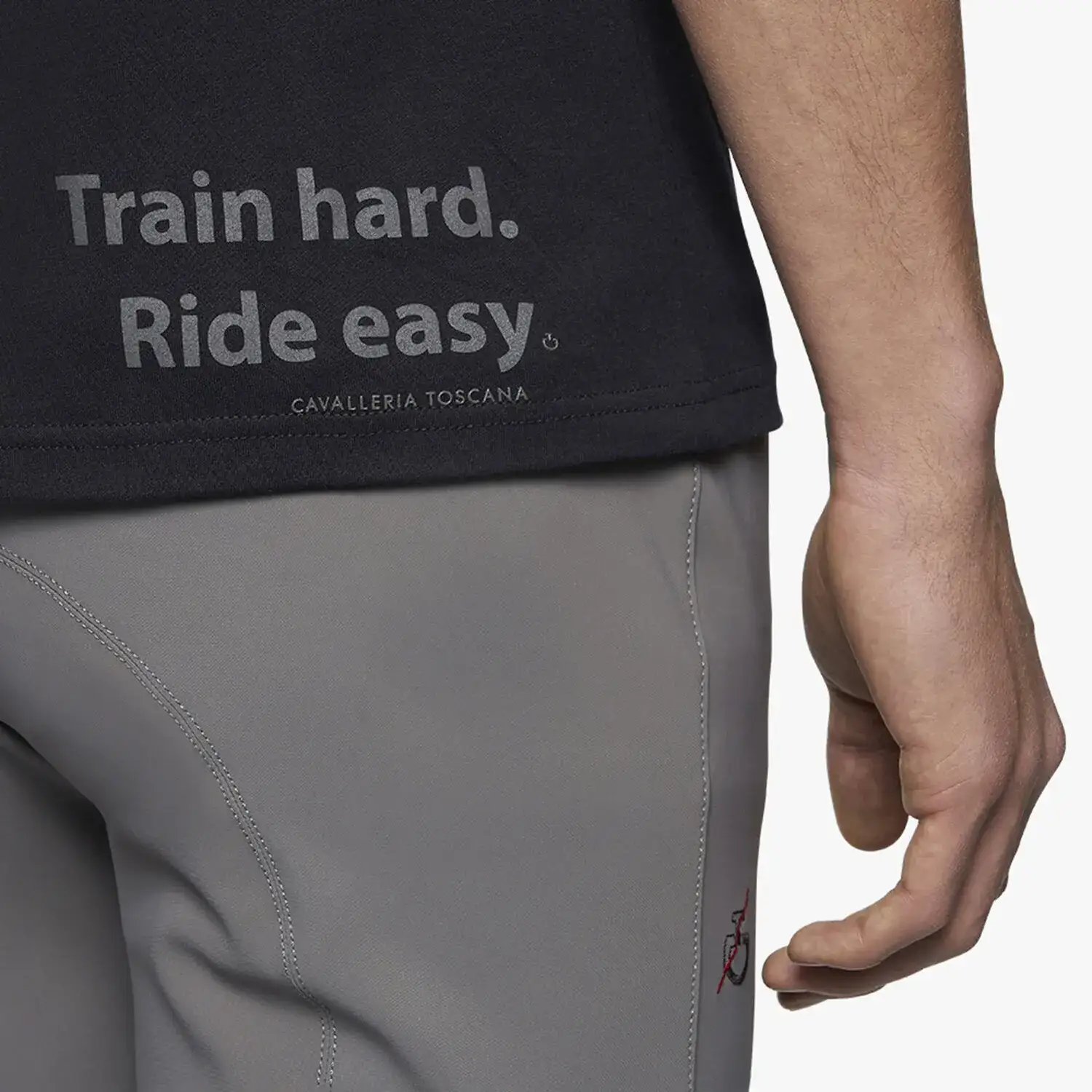 Cavalleria Toscana Men's CT Team Cotton T-Shirt NAVY-6