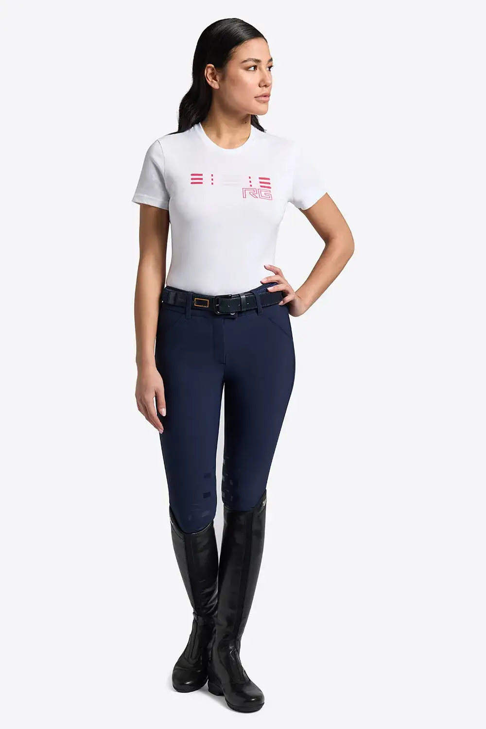 Rider's Gene Rider's Gene woman Cotton T-shirt WHITE-1