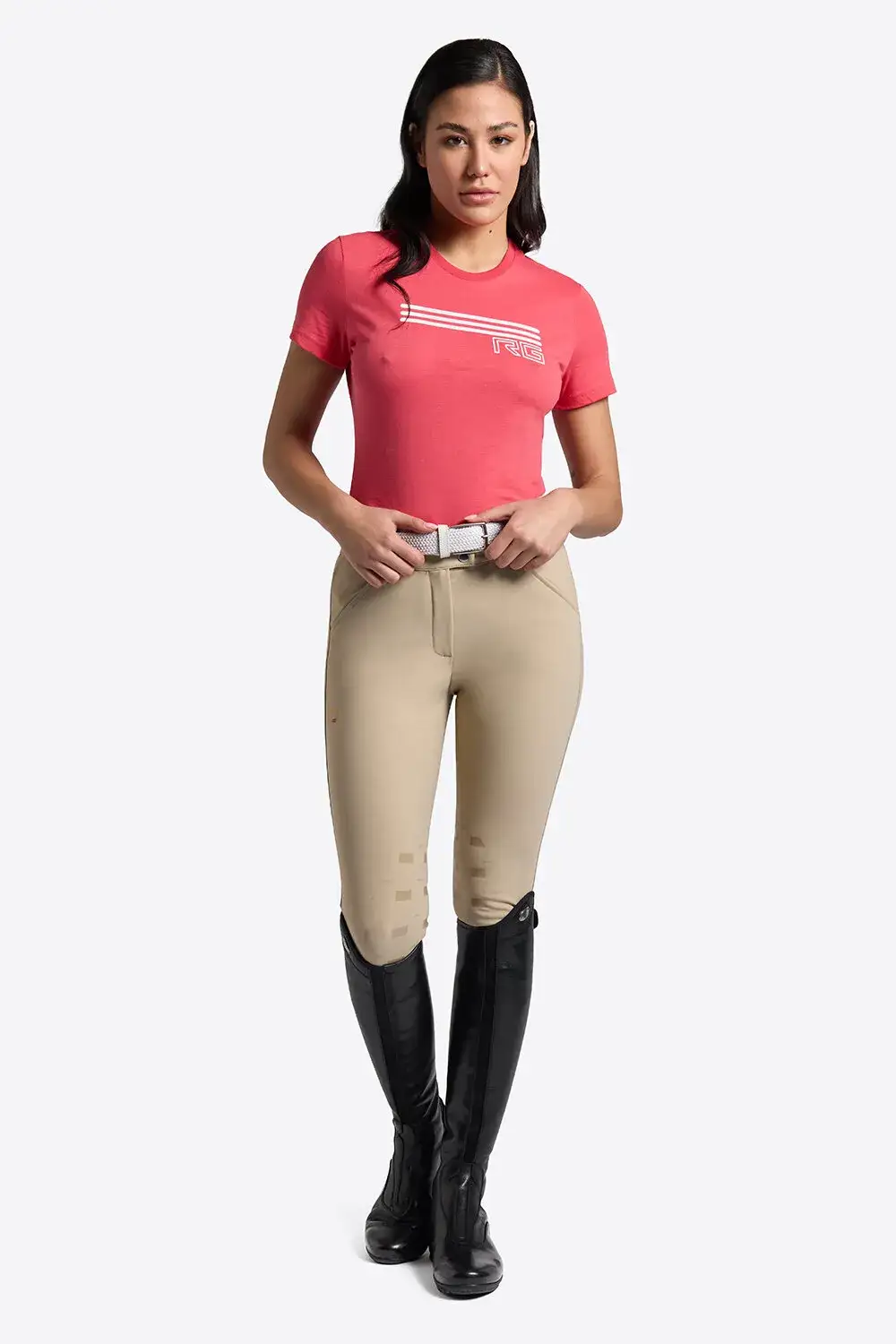 Rider's Gene Rider's Gene woman Cotton T-shirt FUSCIA-1