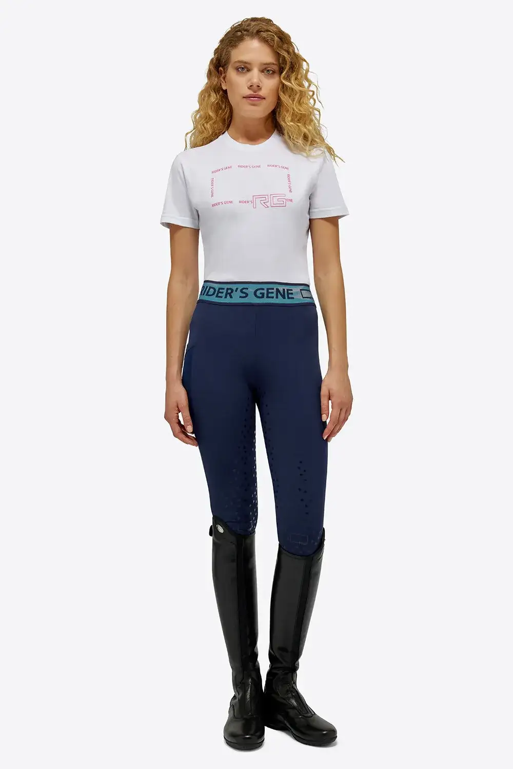 Rider's Gene Rider's Gene woman Cotton T-shirt WHITE-6