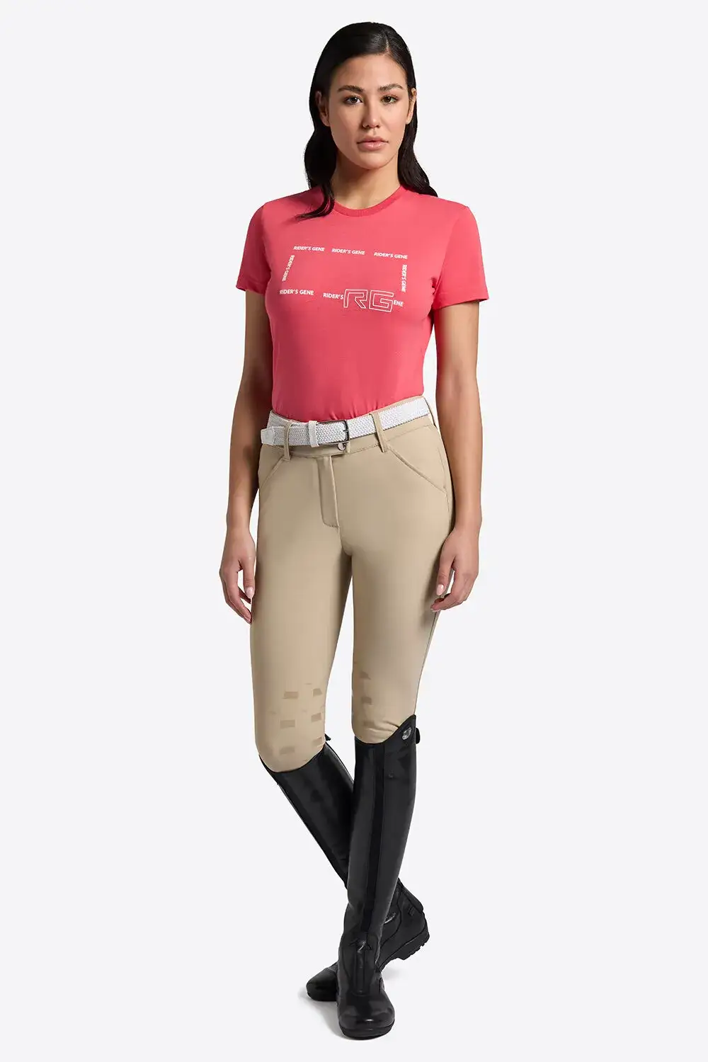 Rider's Gene Rider's Gene woman Cotton T-shirt FUSCIA-1