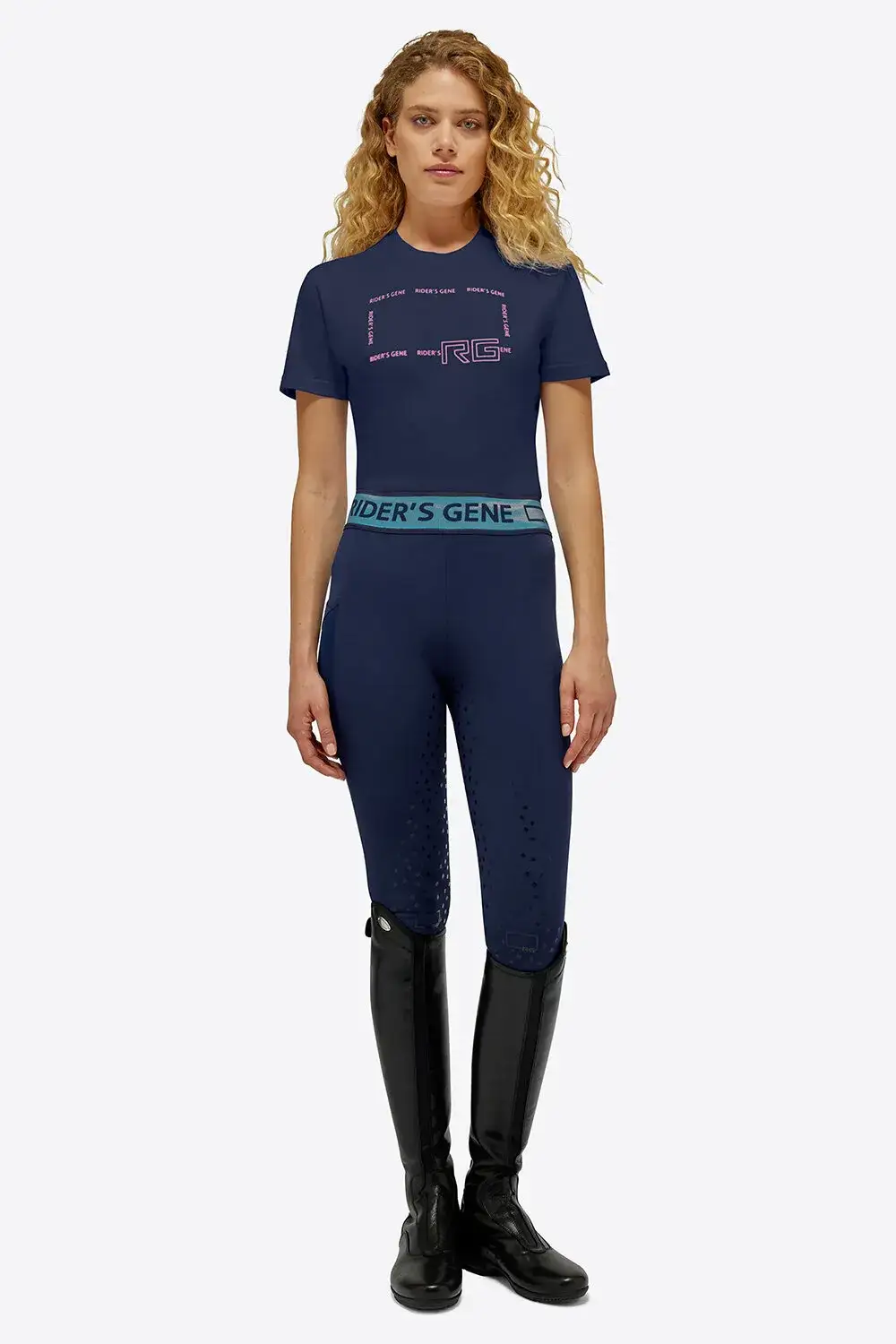Rider's Gene Rider's Gene woman Cotton T-shirt ROYAL BLUE-6