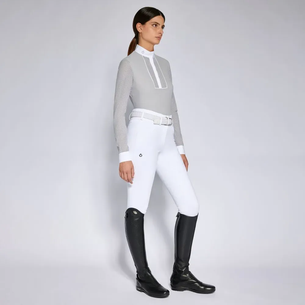 Polo de Equitación Cavalleria Toscana Turtleneck Manga Larga para Hombre