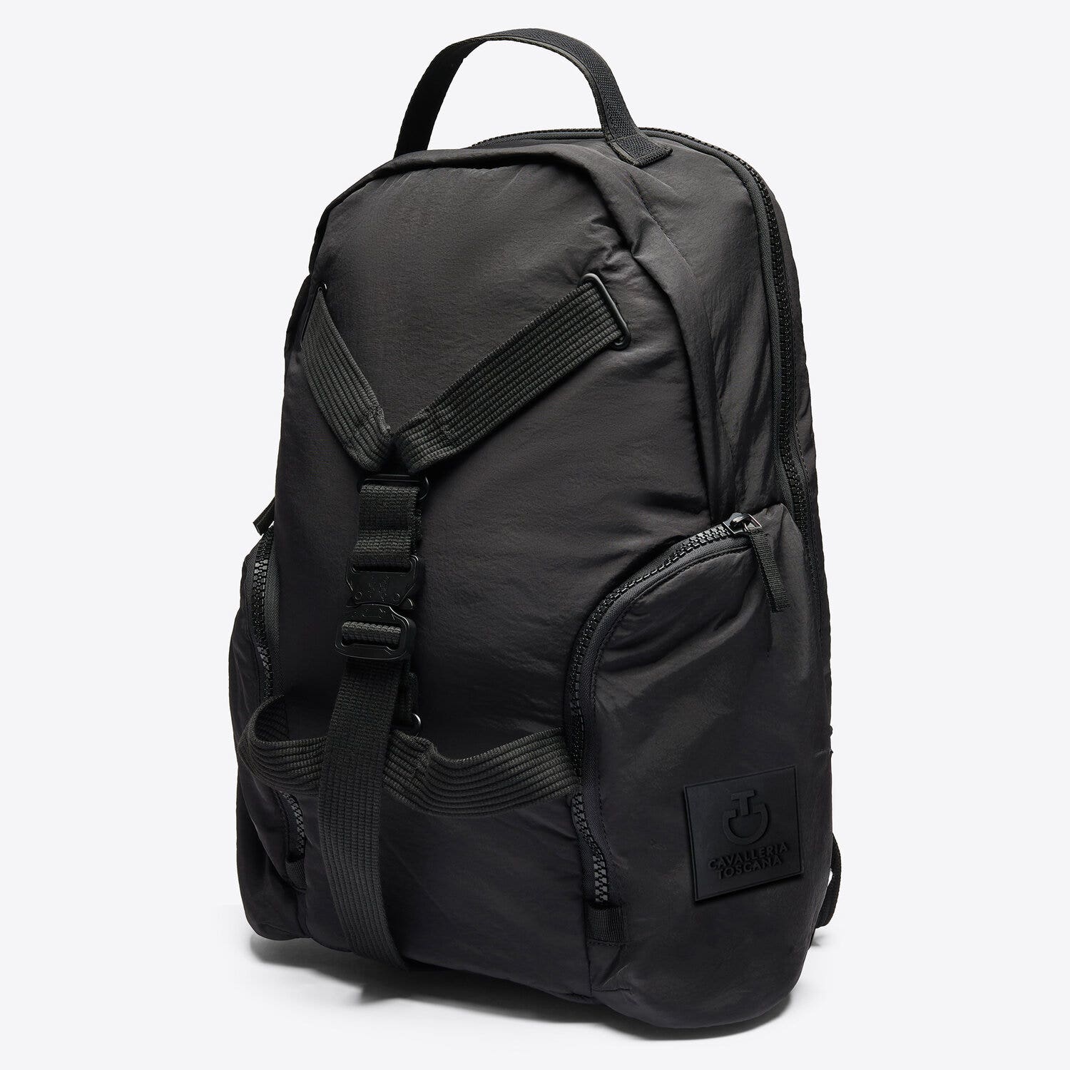 Cavalleria Toscana Cavalleria Toscana Backpack with Helmet Holder BLACK-2