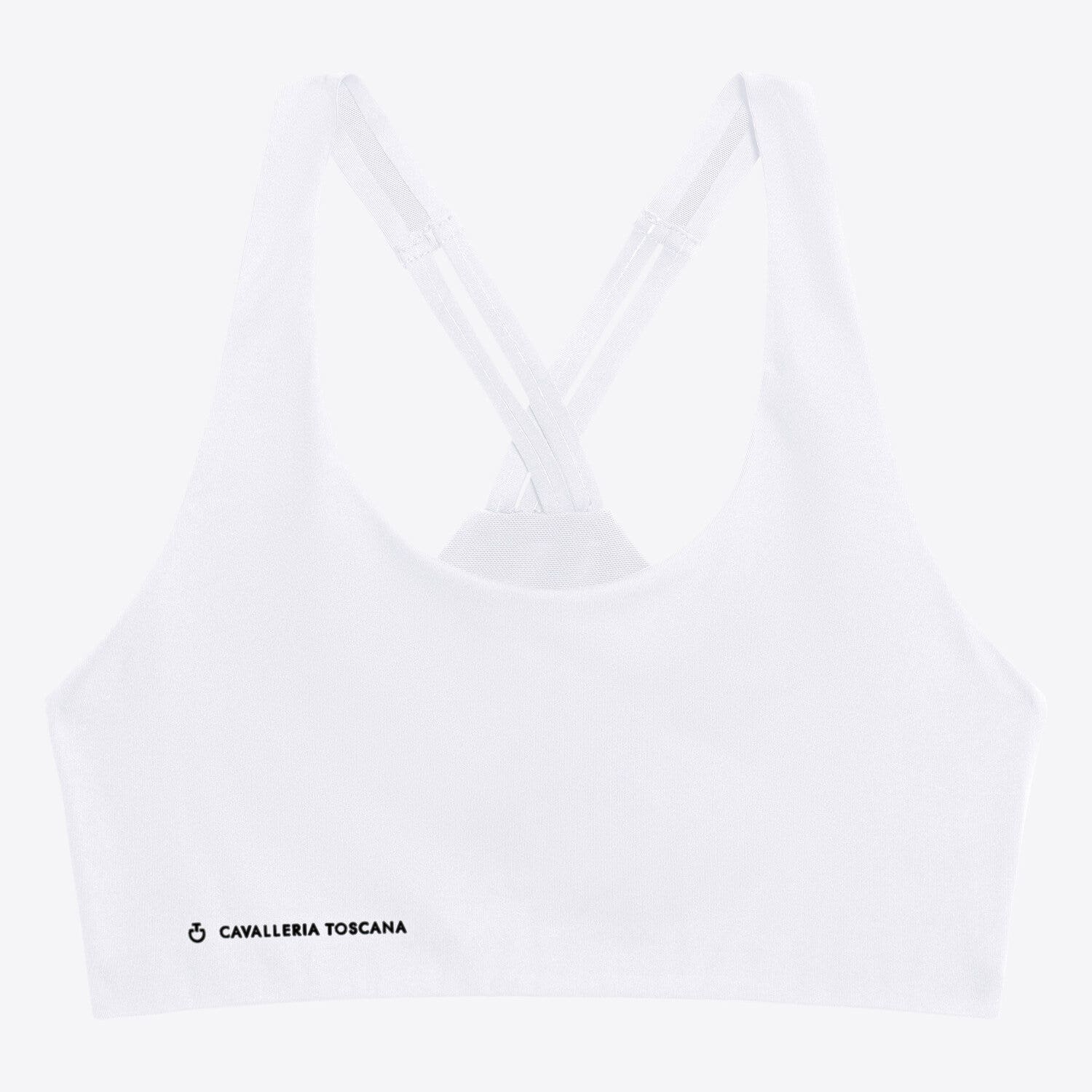 Cavalleria Toscana Cavalleria Toscana Women’s Sports Bra WHITE-1