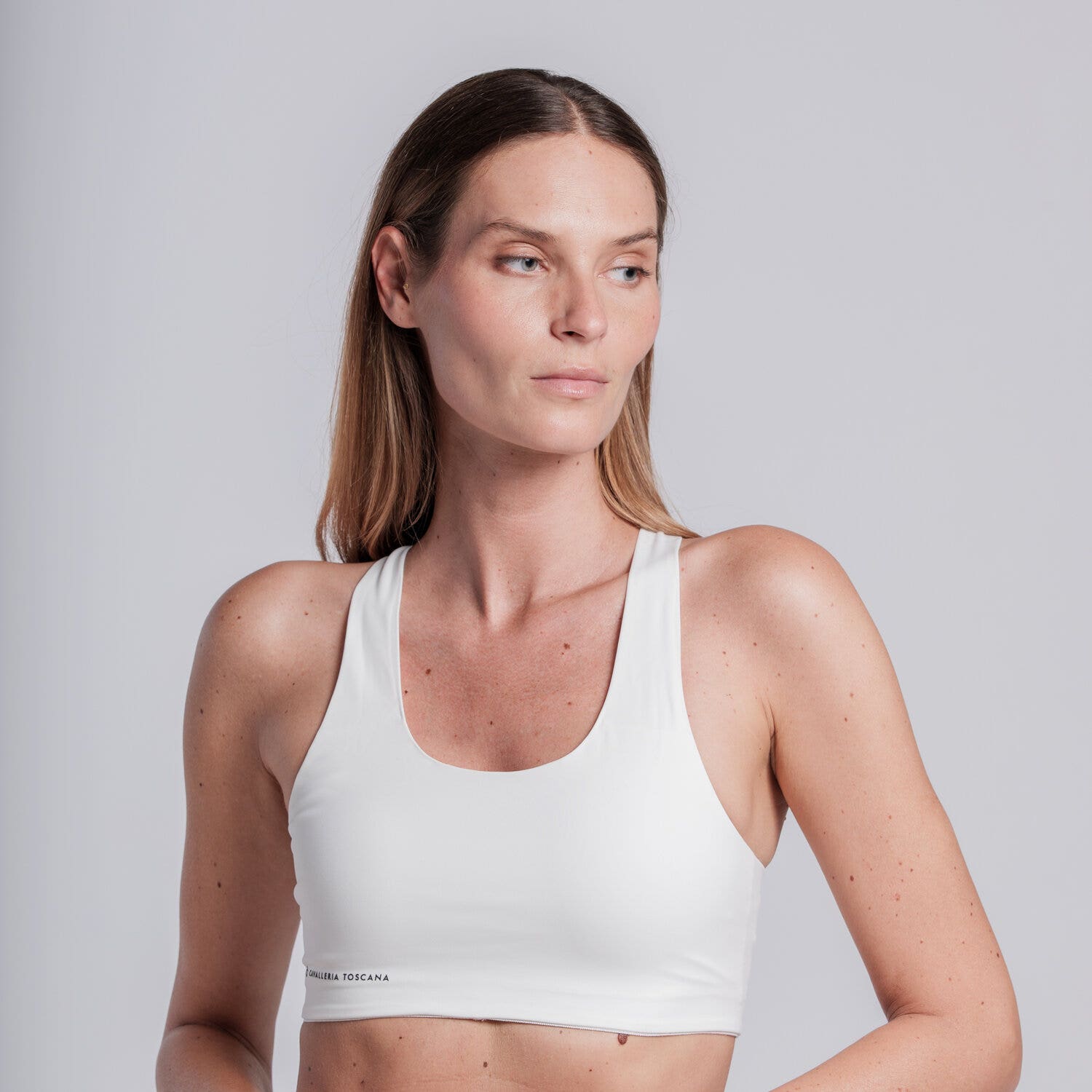 Cavalleria Toscana Cavalleria Toscana Women’s Sports Bra WHITE-1