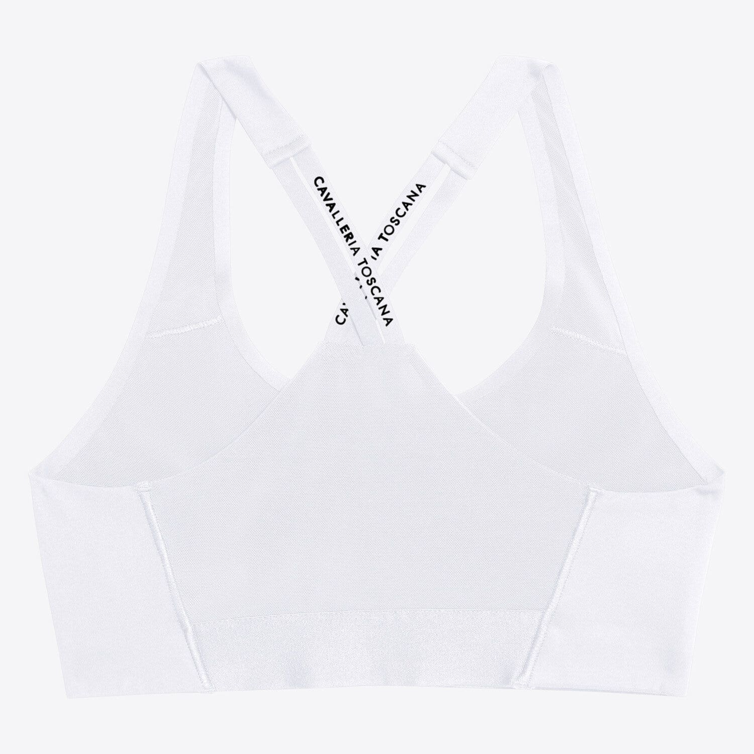Cavalleria Toscana Cavalleria Toscana Women’s Sports Bra WHITE-3