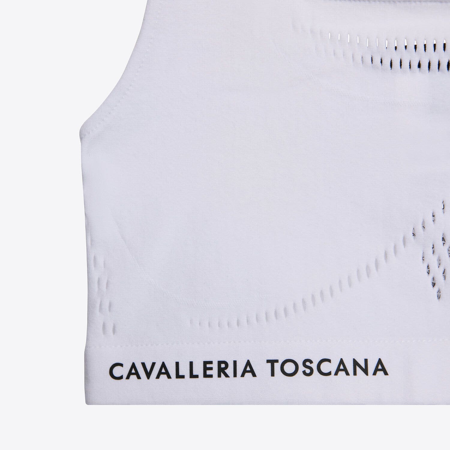 Cavalleria Toscana Cavalleria Toscana Women's Technical Knit Sports Bra WHITE-2