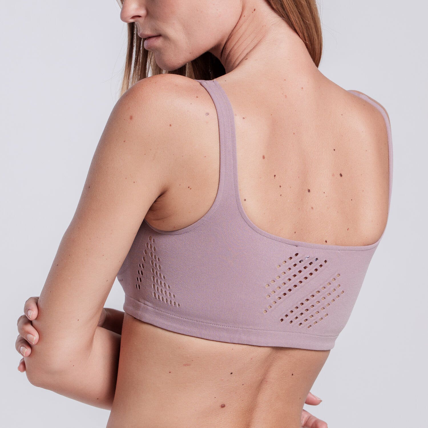 Cavalleria Toscana Cavalleria Toscana Women's Technical Knit Sports Bra GRAPE SHAKE-2