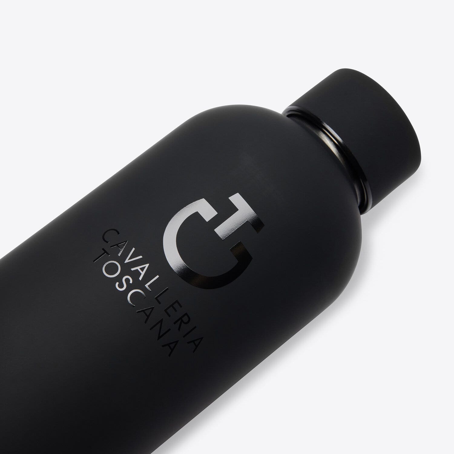 Cavalleria Toscana Cavalleria Toscana Stainless steel thermos bottle with logo BLACK-3