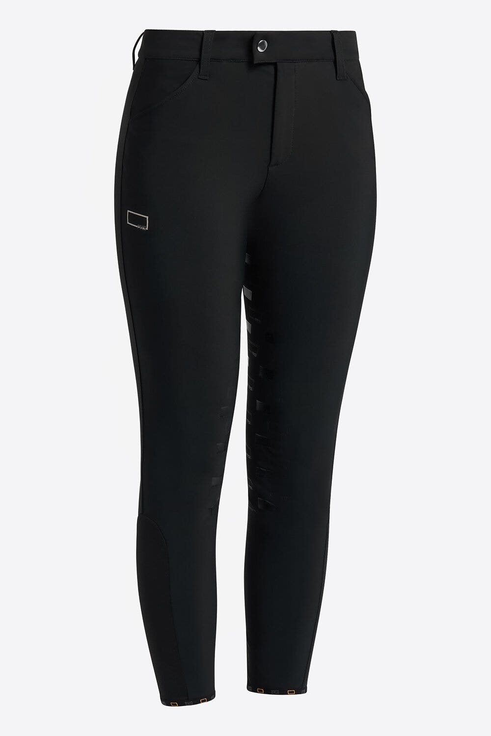 Rider's Gene Pantaloni Unisex Rider's Gene Full Grip da Dressage per Bambini BLACK-1