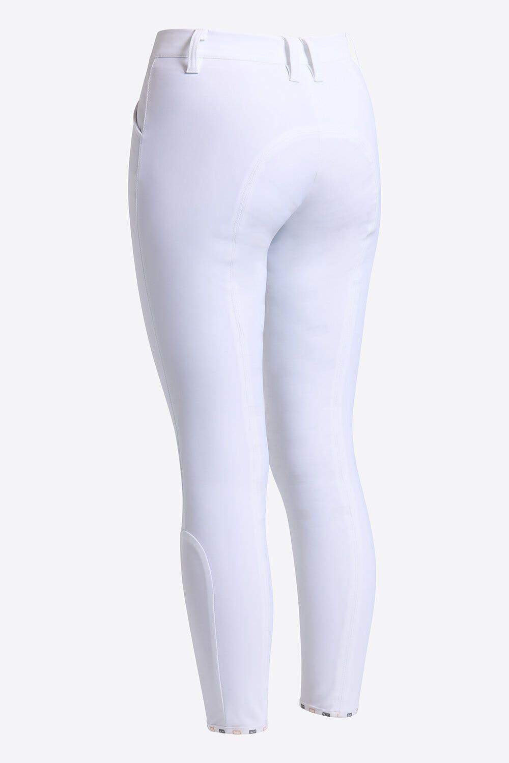 Rider's Gene Pantaloni Unisex Rider's Gene Full Grip da Dressage per Bambini WHITE-2
