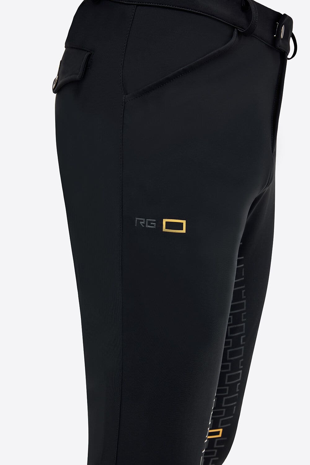 Rider's Gene RG Full Grip Riding Breeches BLACK-3