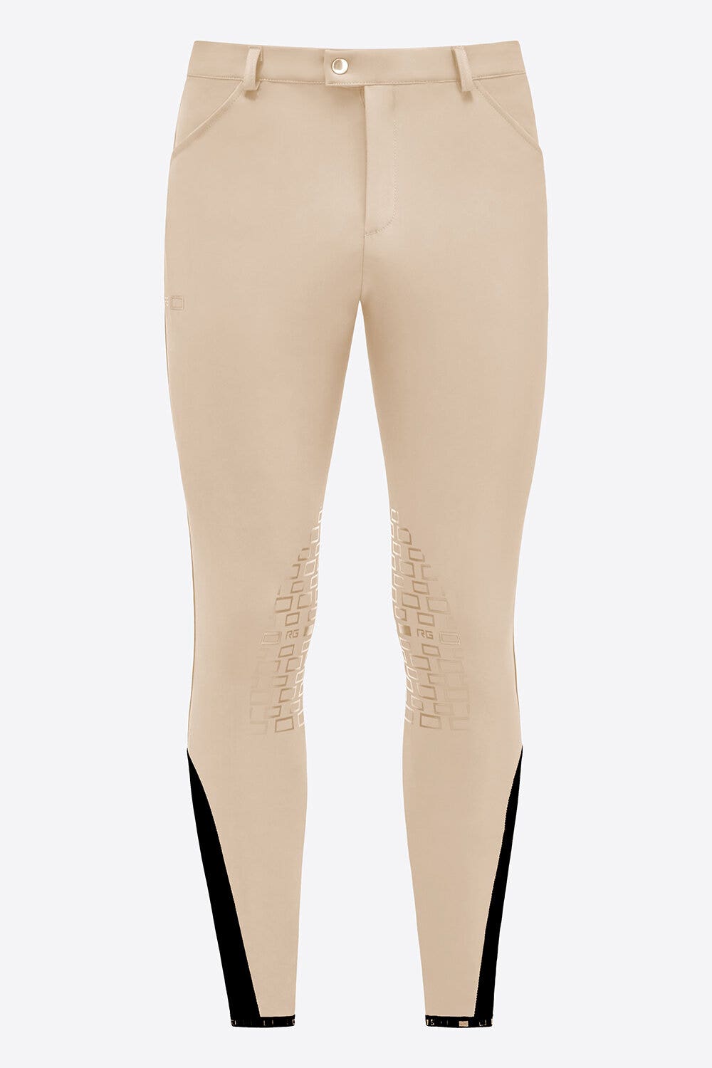 Rider's Gene Pantaloni da equitazione uomo Knee Grip RG BEIGE-2