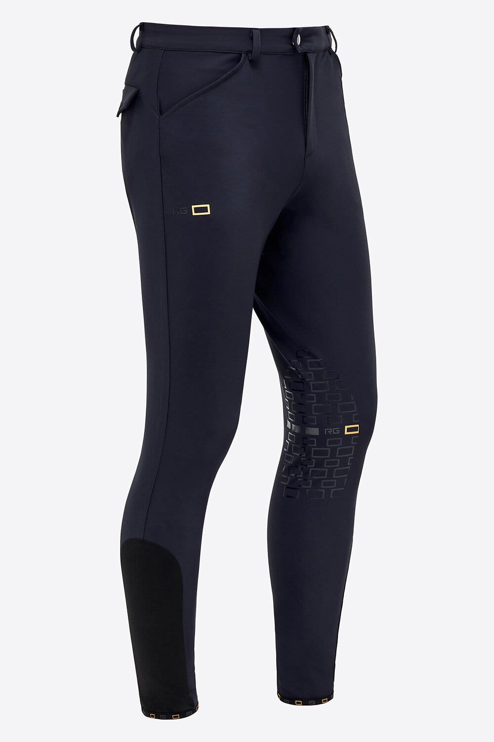 Rider's Gene RG Knee Grip Men's Riding Breeches NAVY-1