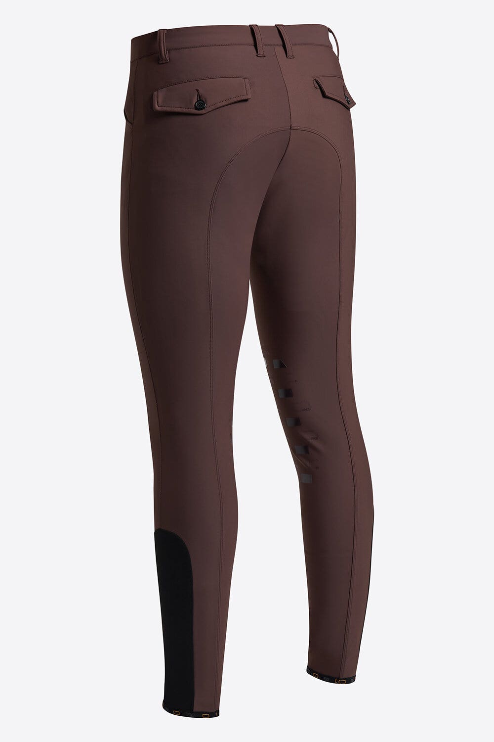 Rider's Gene Pantaloni Rider's Gene da Uomo Jumping Grip al ginocchio SHAVED CHOCOLATE-2