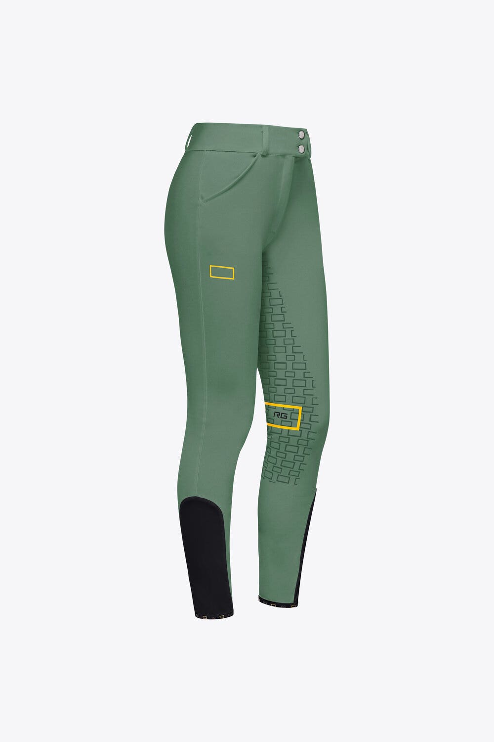 Rider's Gene RG Hight Waist Full Grip Riding Breeches VERDE RG-2