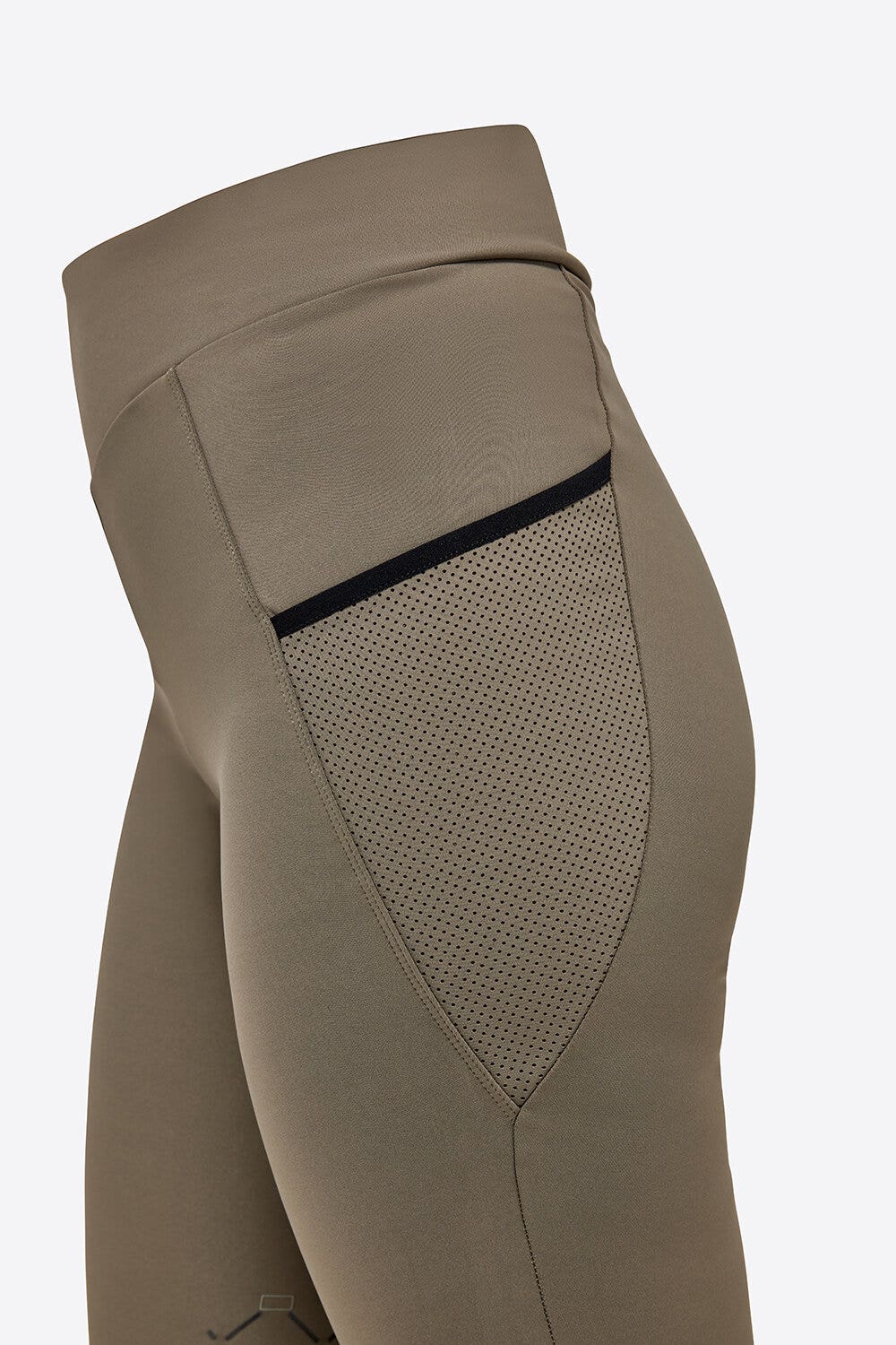 Rider's Gene Leggins Full Grip RG con tasca VERDE BANDIERA-3