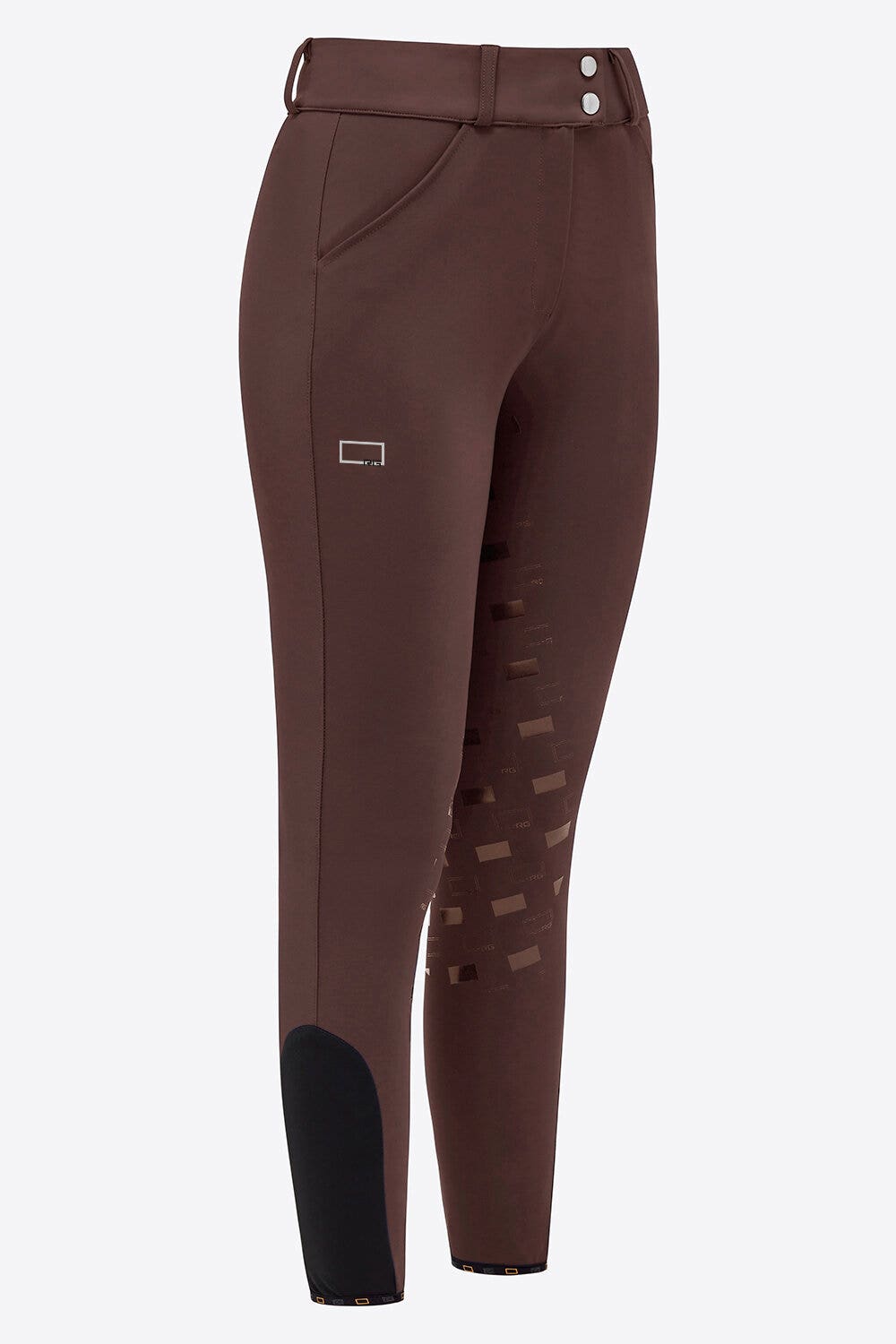 Rider's Gene Rider's Gene women's full grip dressage breeches SHAVED CHOCOLATE-1