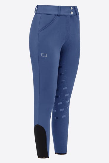Rider's Gene Pantaloni Rider's Gene da Donna da Dressage Full Grip CROWN BLUE-1