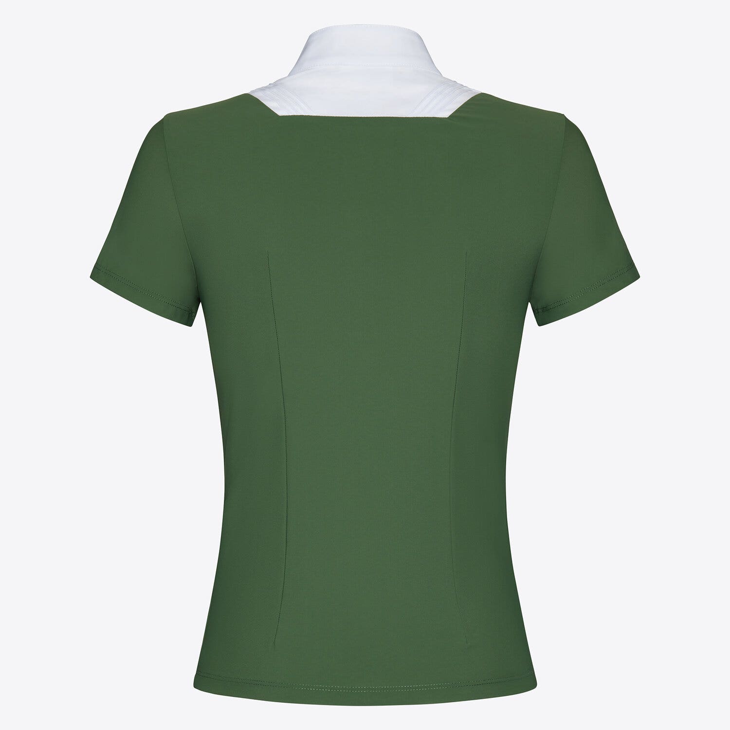 Cavalleria Toscana Cavalleria Toscana Girl's competition shirt FOREST GREEN-2