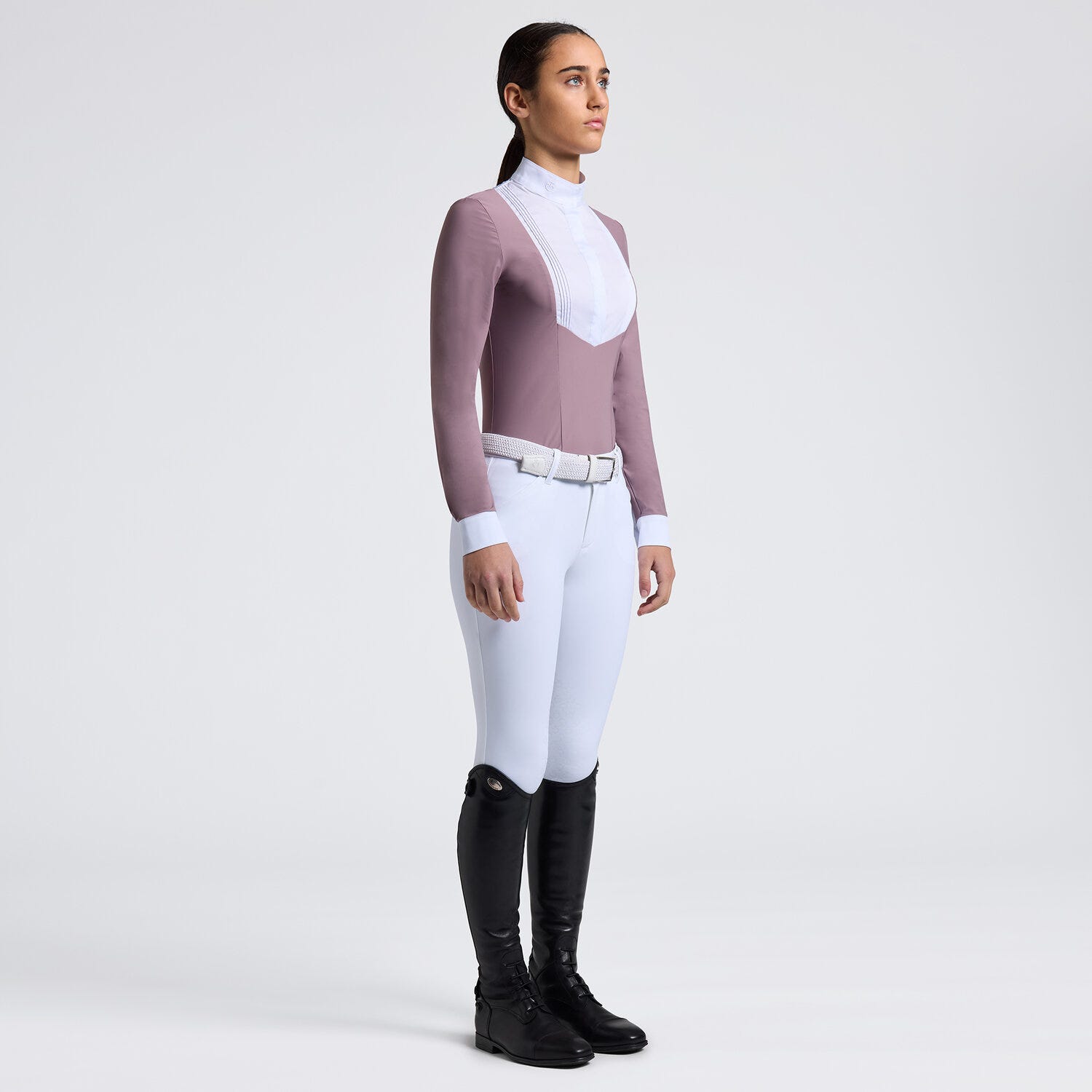 Cavalleria Toscana Girls' Long-Sleeve Jersey Competition Shirt